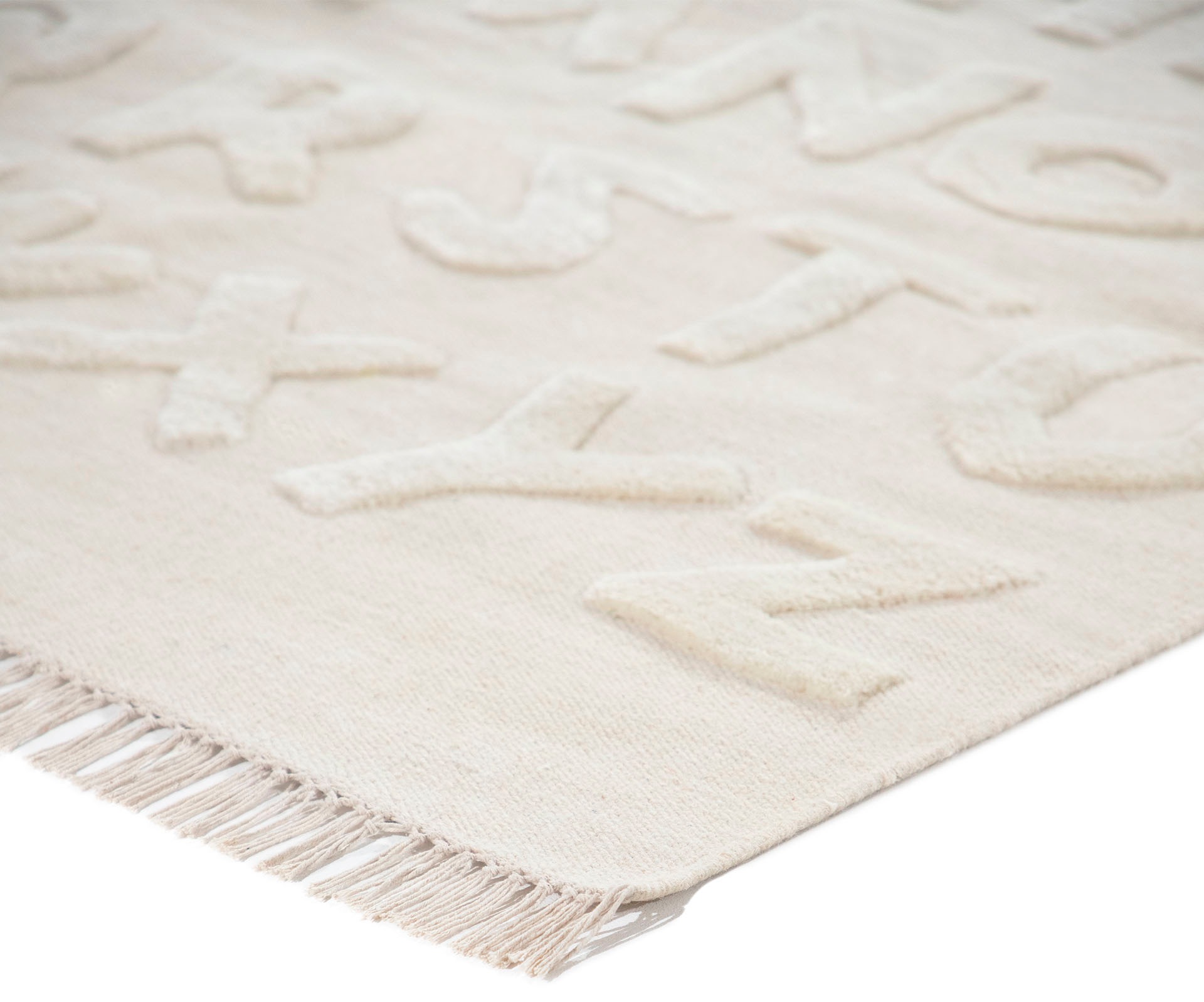 carpetfine Tapis pour enfants »ABC Alphabet« Rectangulaire 0,6 mm Höhe