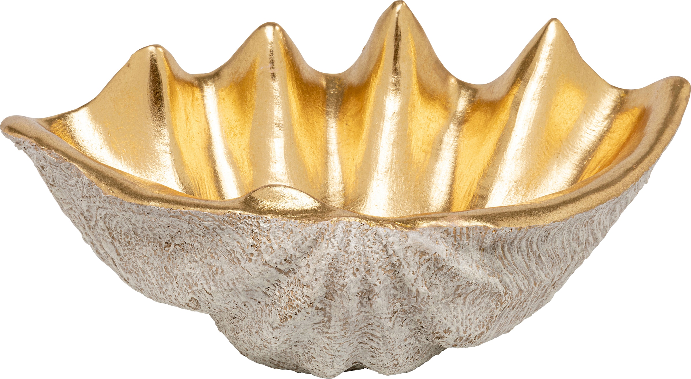 Kare Design Schale »Noble Shell 41x27cm« aus Polyresin (Kunststein) aus Polyresin