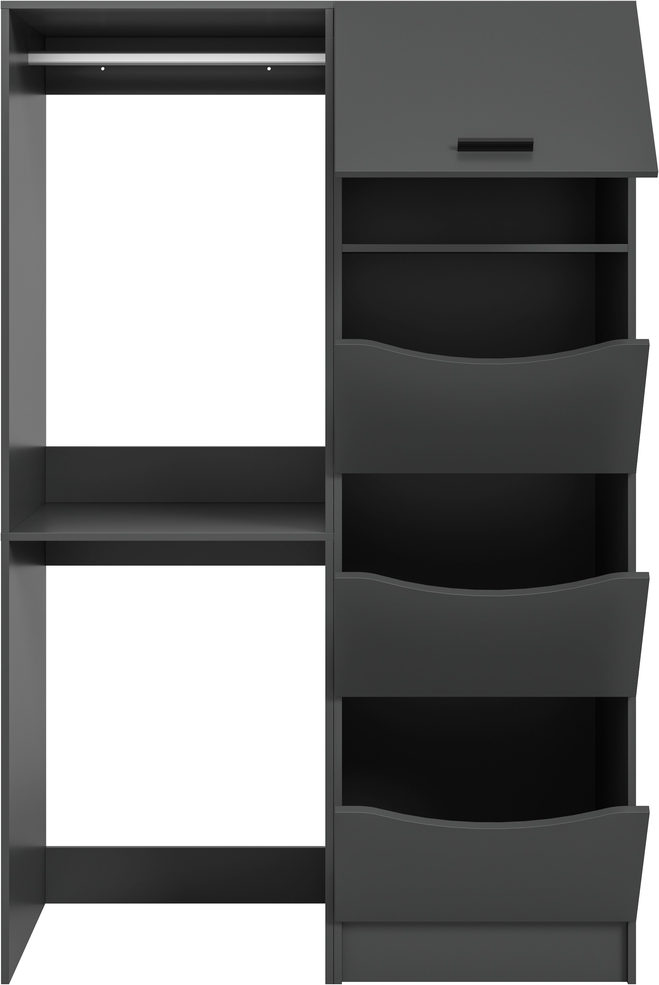 welltime Badmöbel-Set »FALAS,  2-teilig, Hauswirtschaftsraum Set, Breite 126 cm« Set, bestehend aus: 1x Waschmaschinenumbauschrank & 1x Wäscheschrank, 2 Stk. tlg.