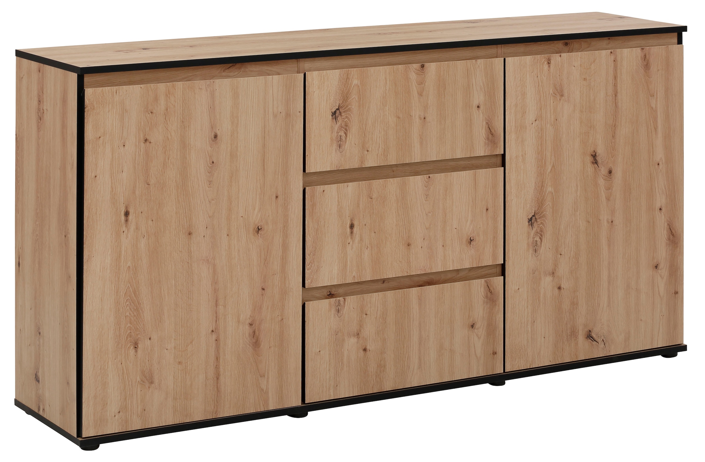HELA Sideboard »Ariana« mit angeschrägten Griffmulden, Breite 160 cm
