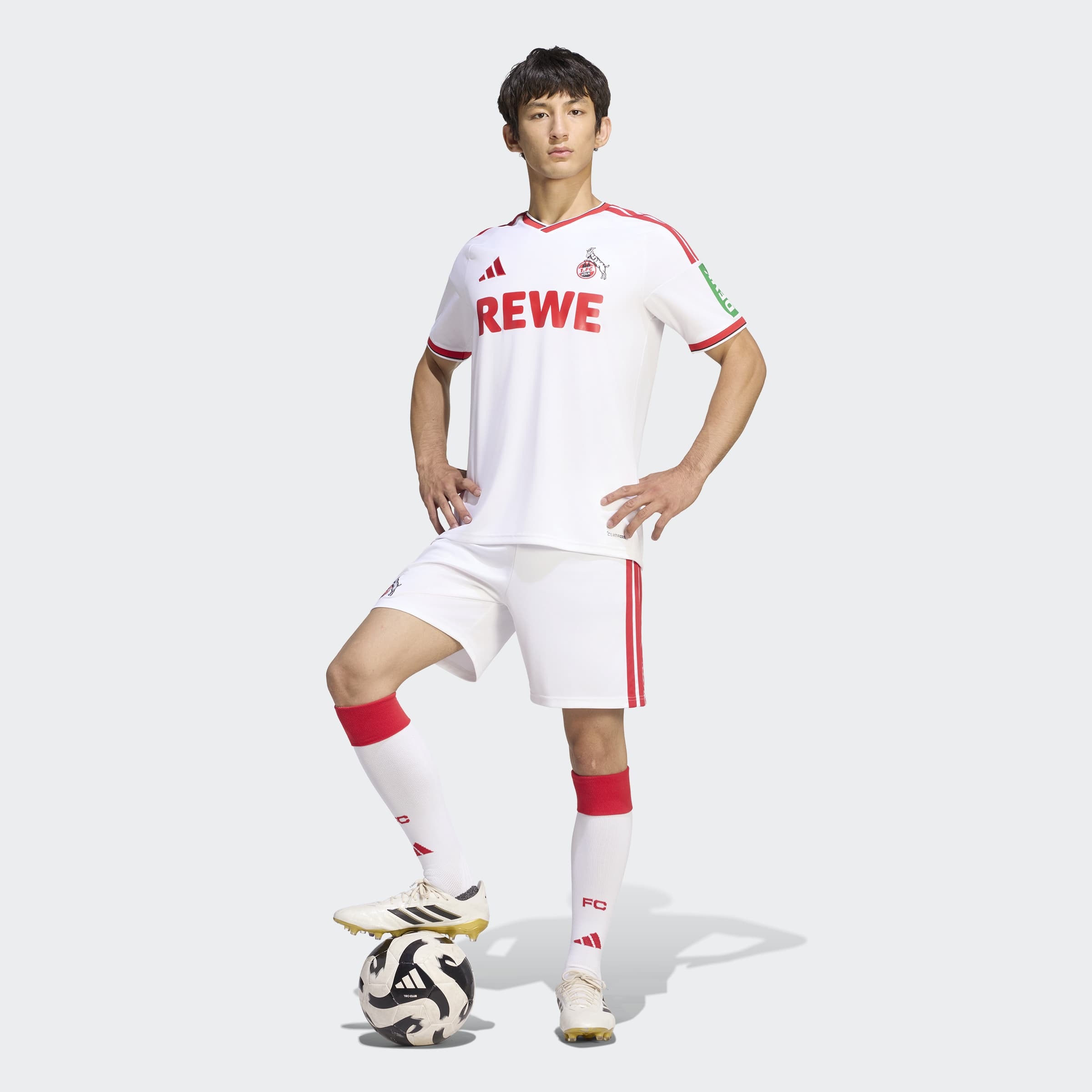 adidas Performance Maillot de foot »1. FC KÖLN 26/27 HEIMTRIKOT« avec technologie Climacool®, col en V, détail thermoprint
