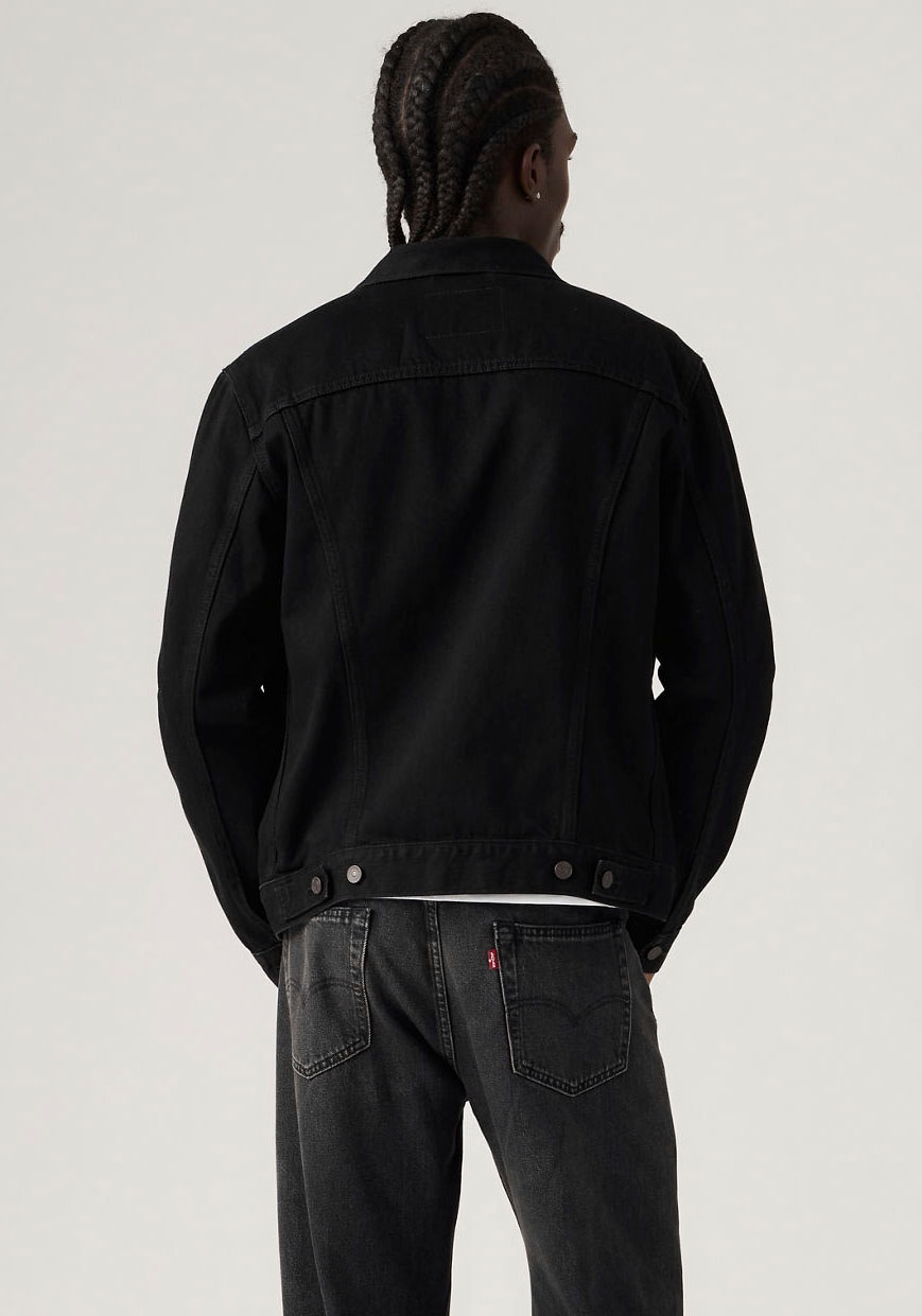 Levi's® Veste en jean »VINTAGE FIT TRUCKER JKT« sans capuche avec patte de boutonnage