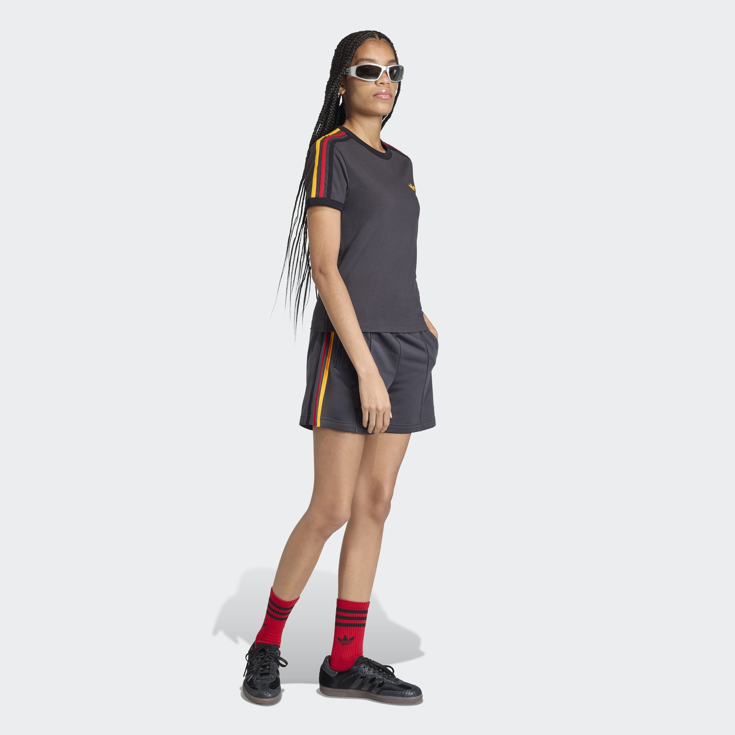 adidas Originals T-shirt »3S TEE SLIM« sanft anliegende Passform, ohne Verschluss, für sportlichen Look