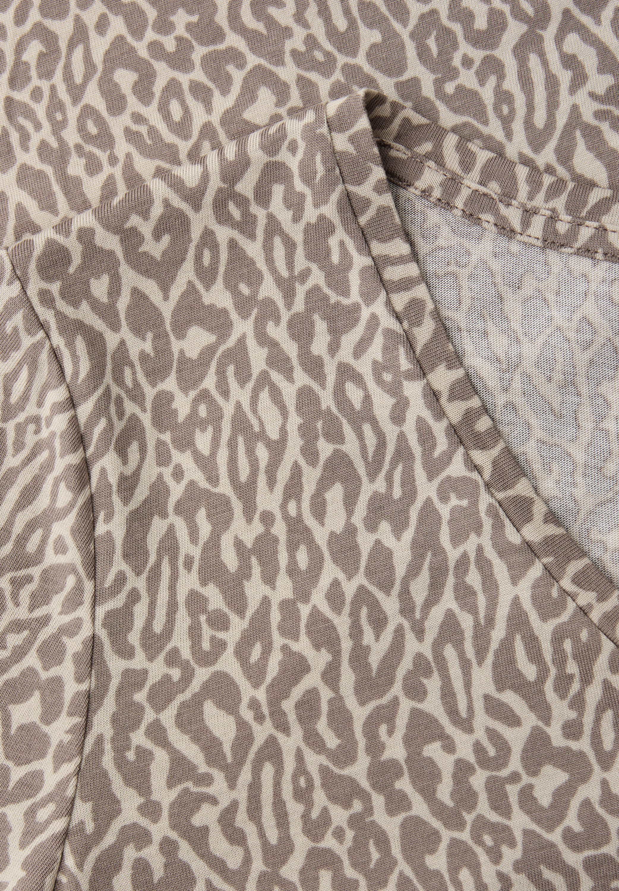 STREET ONE T-shirt à manches courtes mit Leo-Print