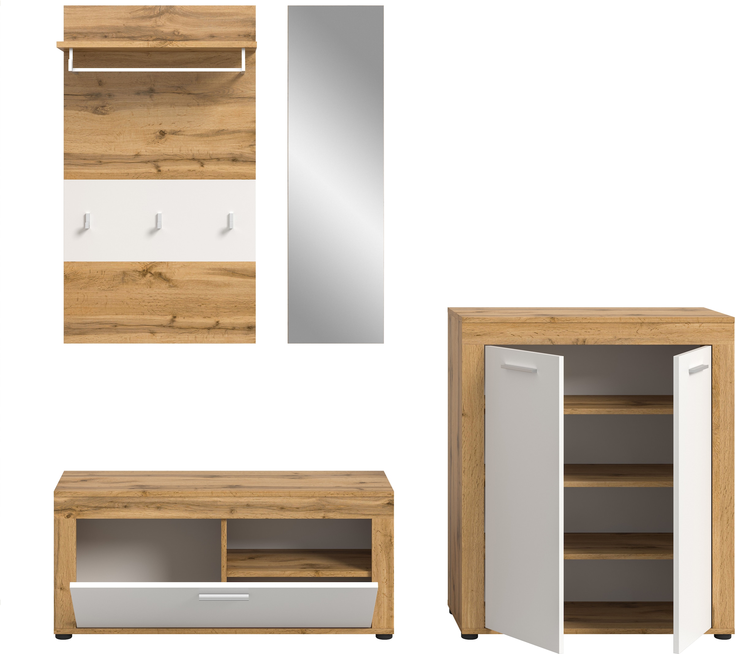 Home affaire Ensemble de vestiaires »Aosta« Set, 4 cuis tlg.