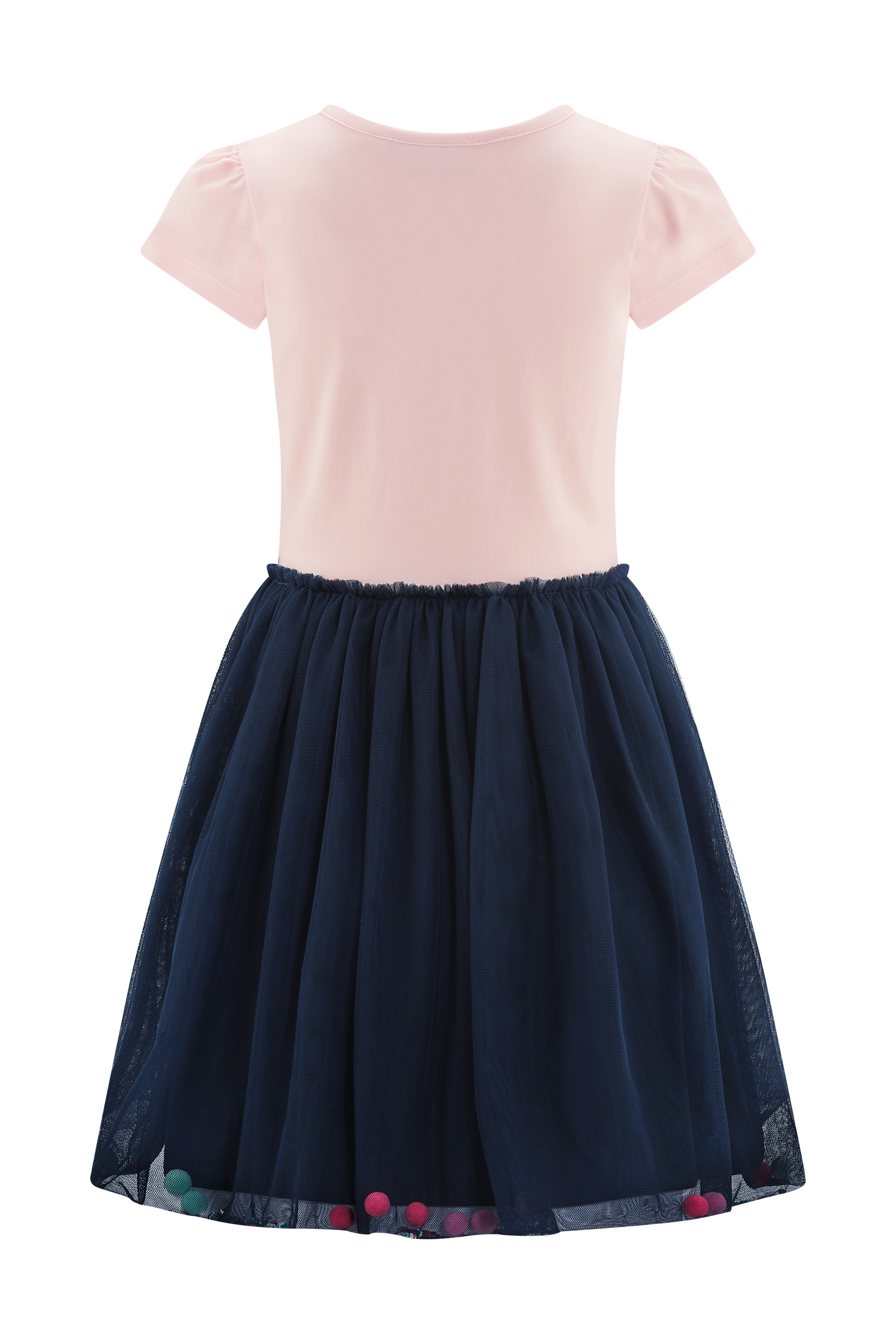 happy girls Jerseykleid mit angesetztem Tüllrock mit wunderschönem Saumdetail