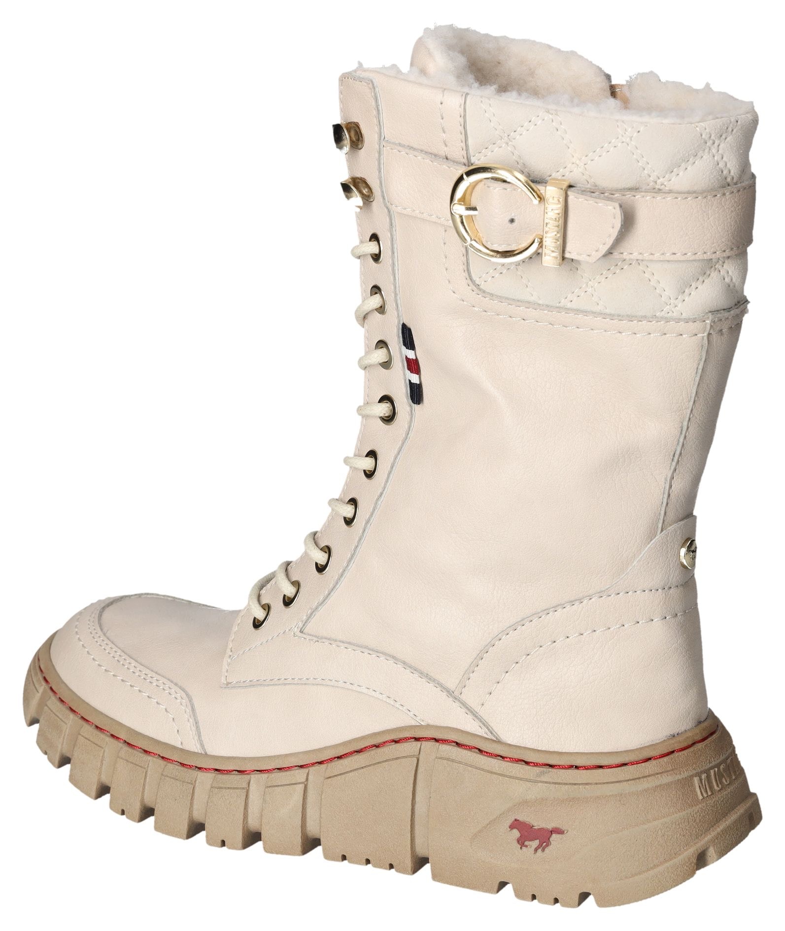 Mustang Shoes Bottes d'hiver  , Schnürboots, Snowboots, Profilsohle mit Innenreissverschluss