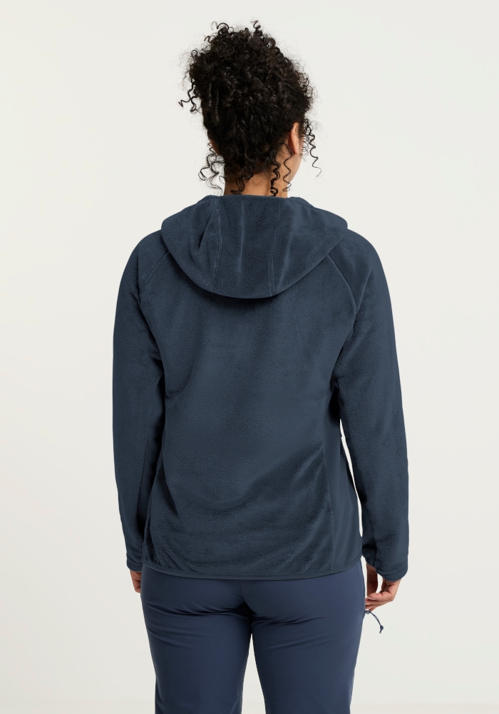 Jack Wolfskin Veste polaire »ROTWAND HOODED FZ W« avec capuche, manches longues, tissu respirant