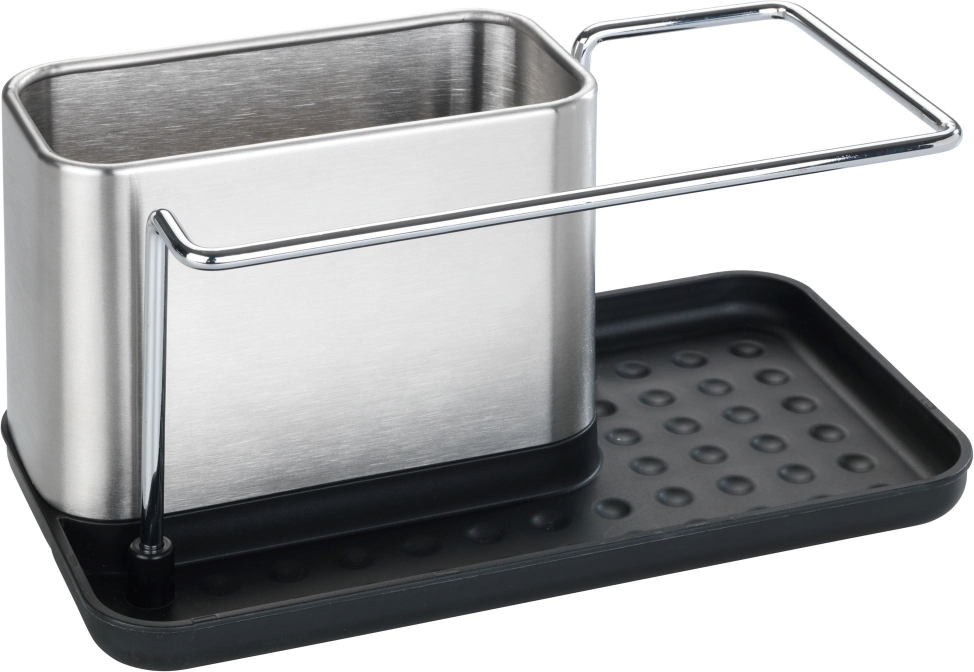 WENKO Support de vaisselle »Modell Orio« organisateur d’évier en acier inoxydable, pour ustensiles de lavage