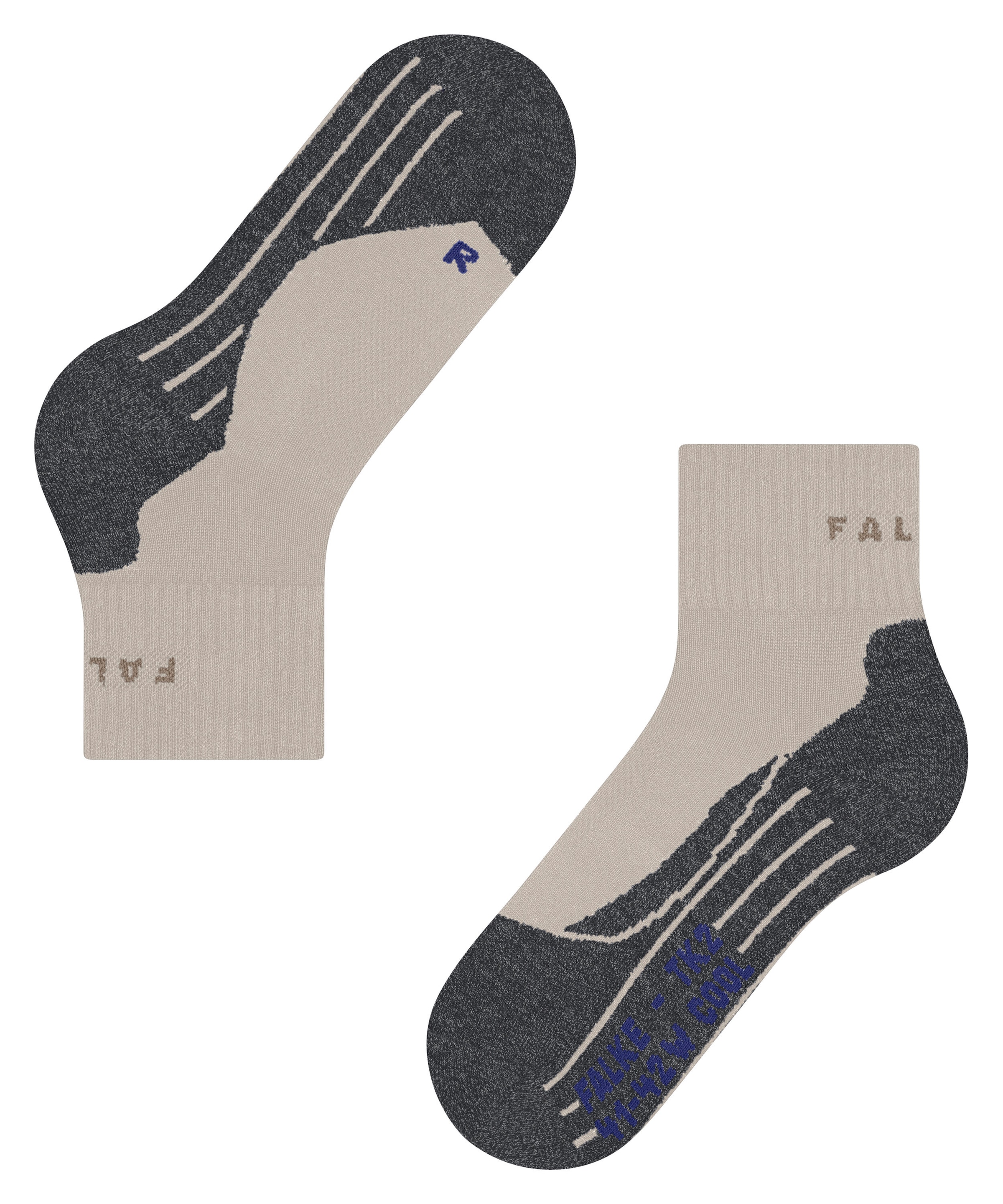 FALKE Wandersocken »TK2 Explore Cool Short« knöchellang, für Erwachsene, mit Lyocell, atmungsaktiv