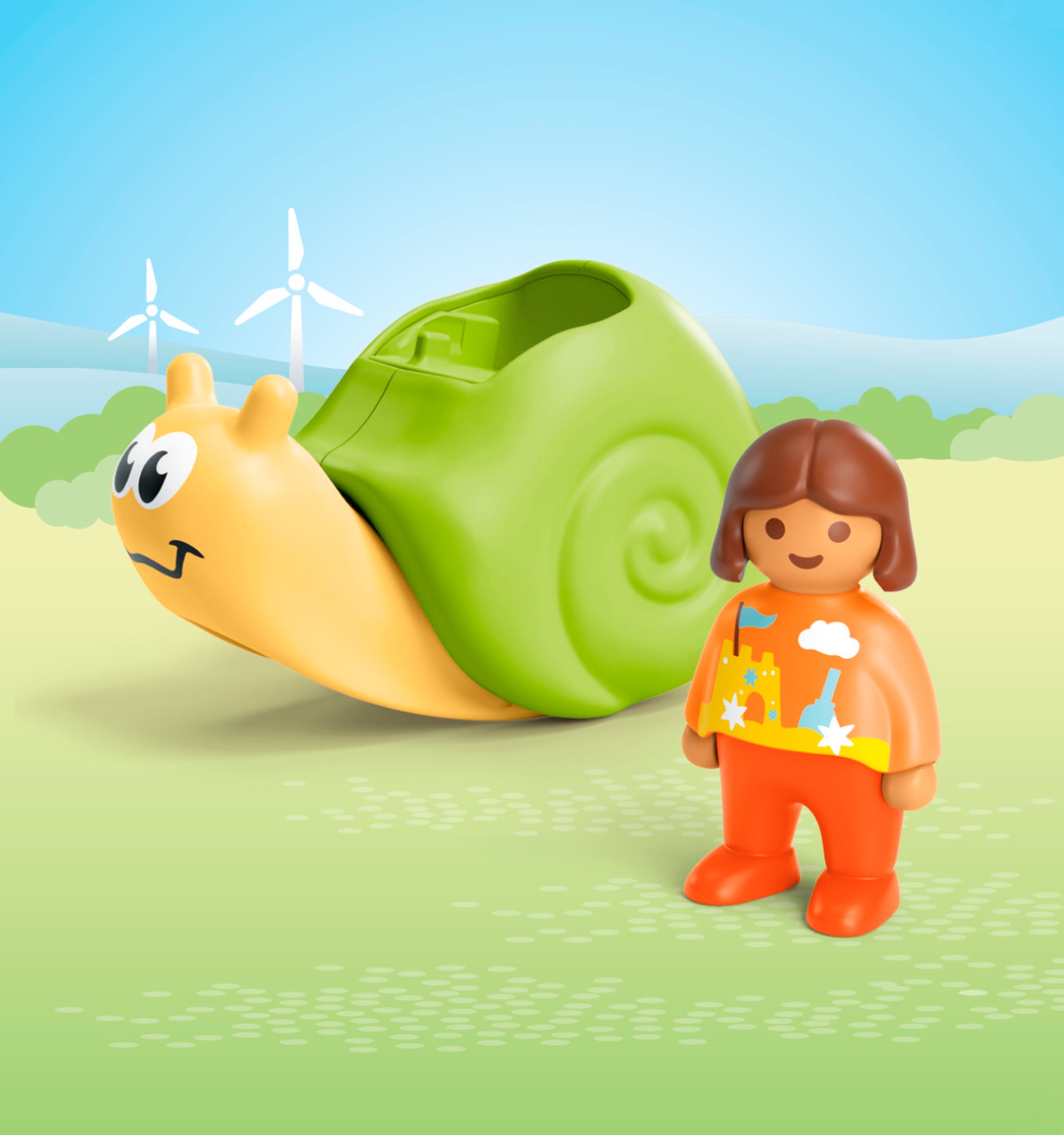 Playmobil® Jeu de construction »Schaukelschnecke mit Rasselfunktion (71699), JUNIOR« Made in Europe