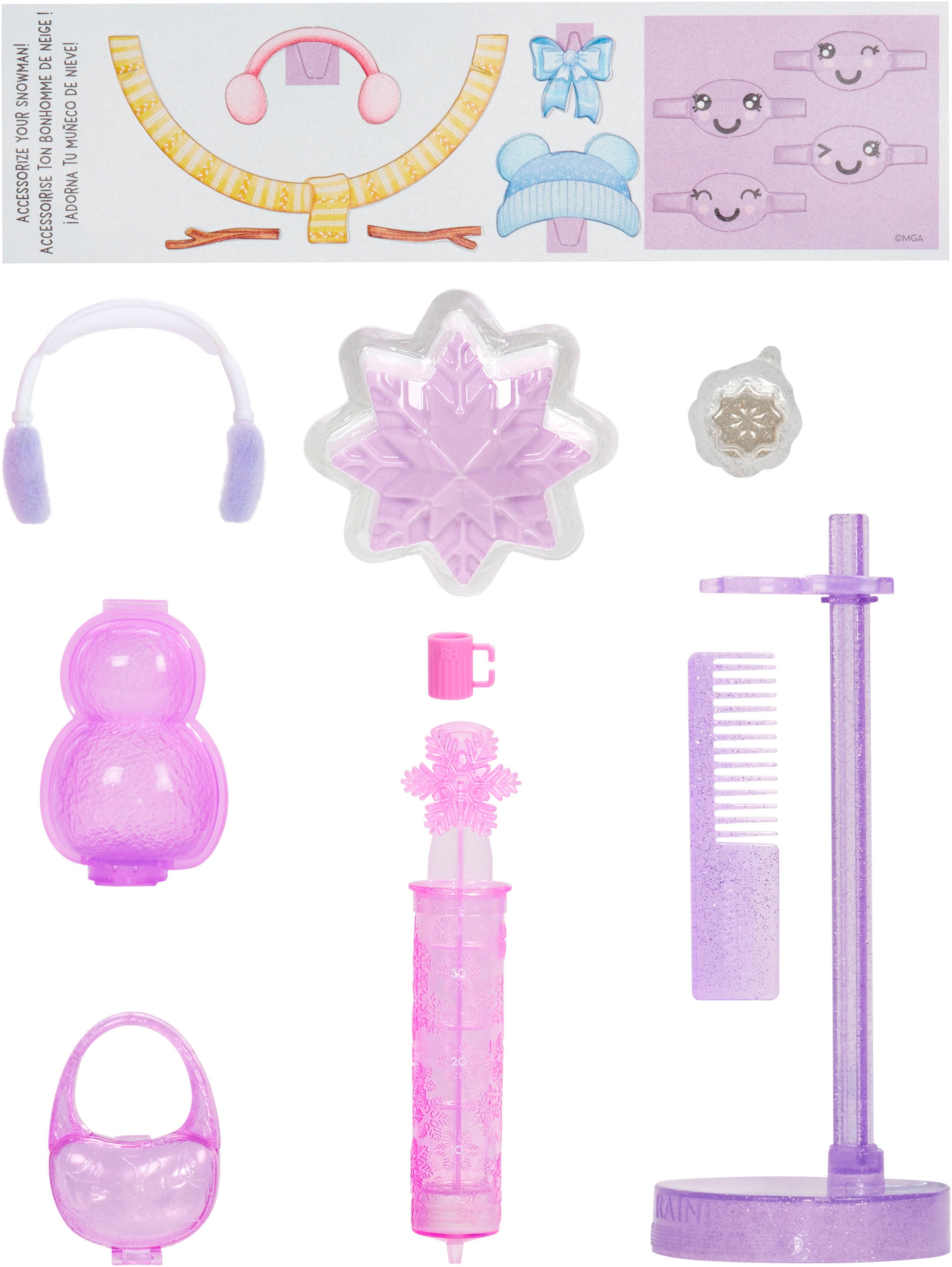 RAINBOW HIGH Anziehpuppe »Winter Wonderland Doll - Violet (Purple)«