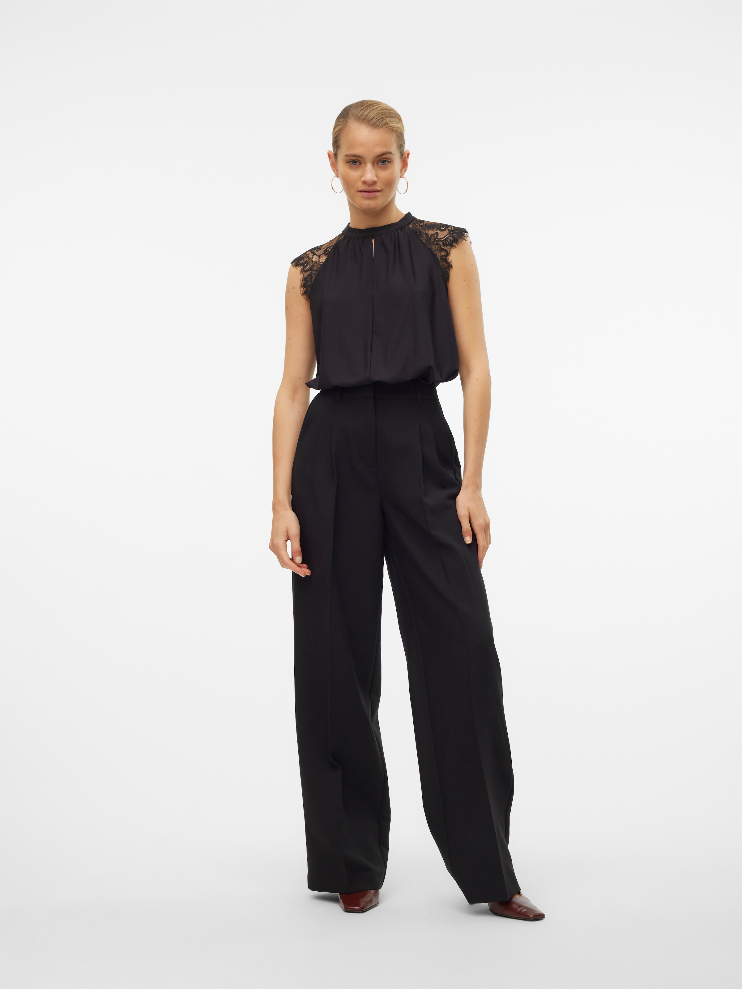 Vero Moda Top en dentelle »VMMILLA SL LACE TEE«