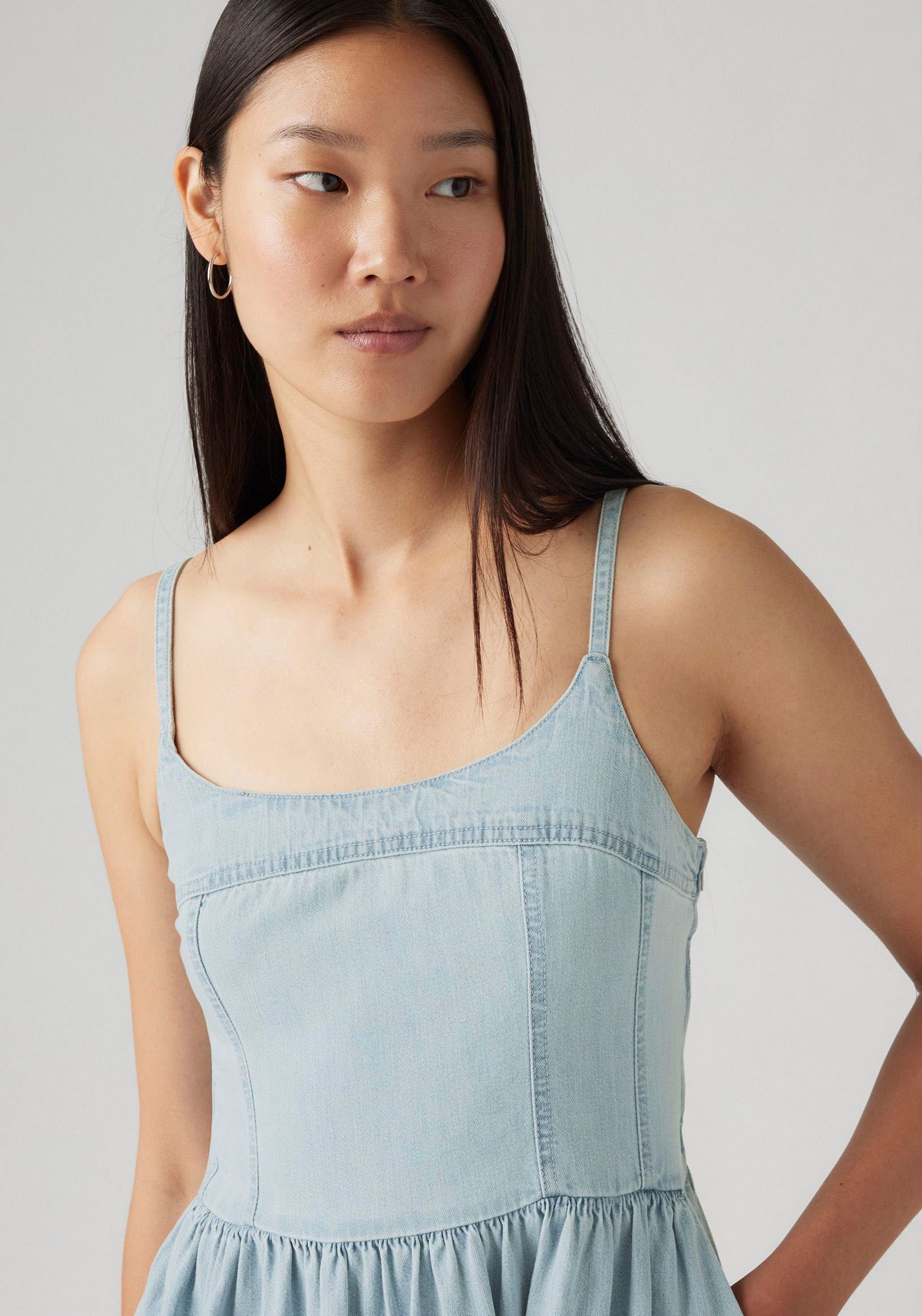 Levi's® Robe spaghetti »ALESSIE BUSTIER DRESS« Sommerkleid mit verstellbaren Trägern