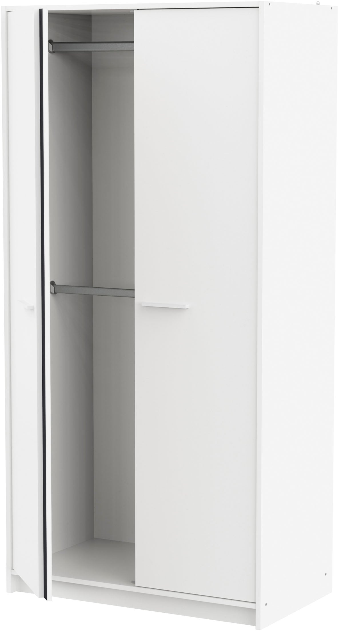 Demeyere GROUP Armoire pour enfants »REVERSO, mit rosa oder dunklem Kontrast durch drehbare Paneele« L/H/P env. 88,5/181/50 cm,  2 tringles à vêtements, 3 étagères, Made in France