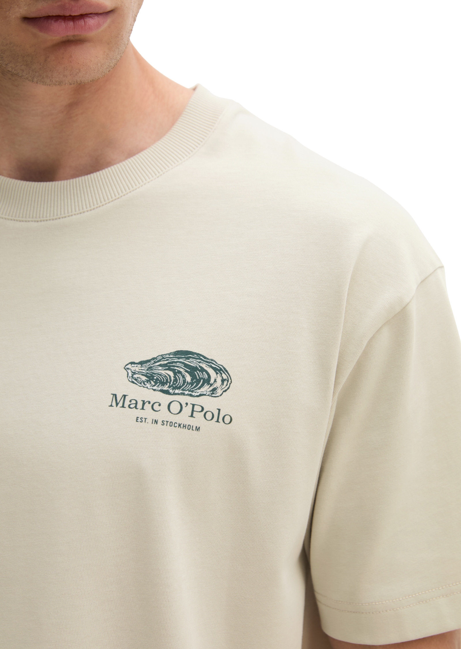 Marc O'Polo T-shirt ample avec imprimé marin dans le dos