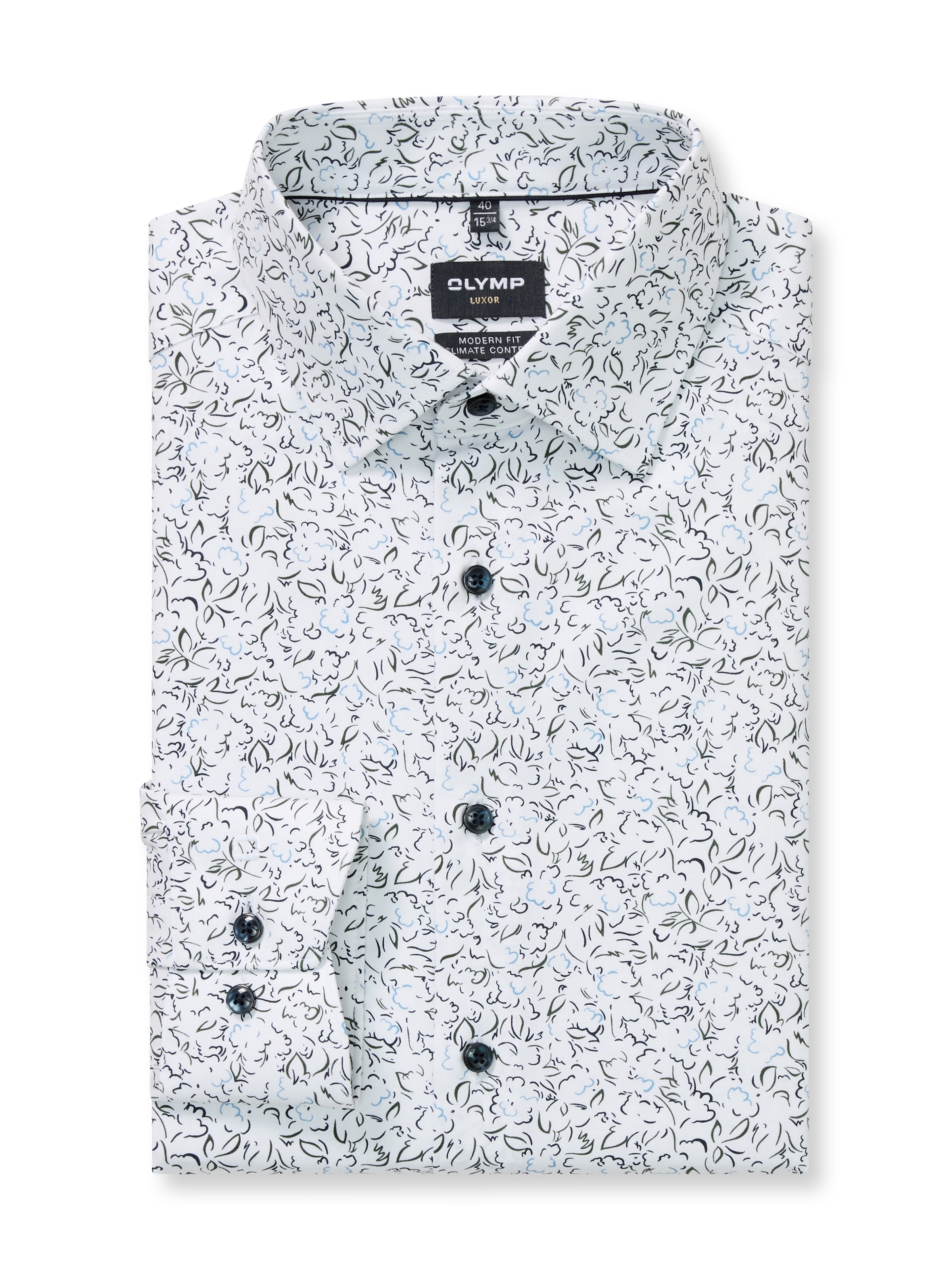 OLYMP Chemise à manches longues »Luxor« modern fit, Businesshemd, New Kentkragen