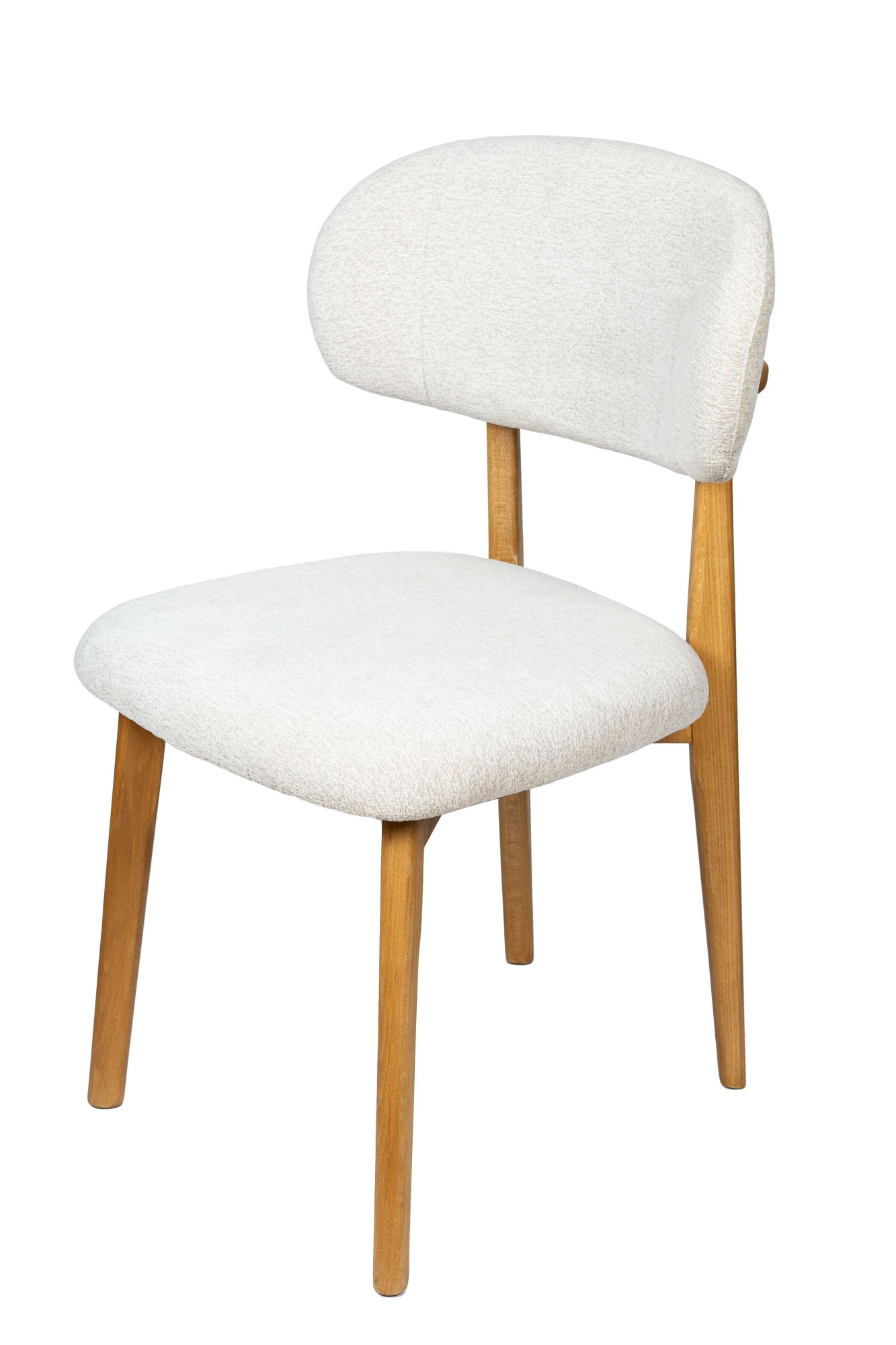 Home affaire Esszimmerstuhl »Nomo Polsterstuhl, Küchenstuhl, 4-Fussstuhl« () 2 Stk.Chenille, Massivholzbeine, Retro