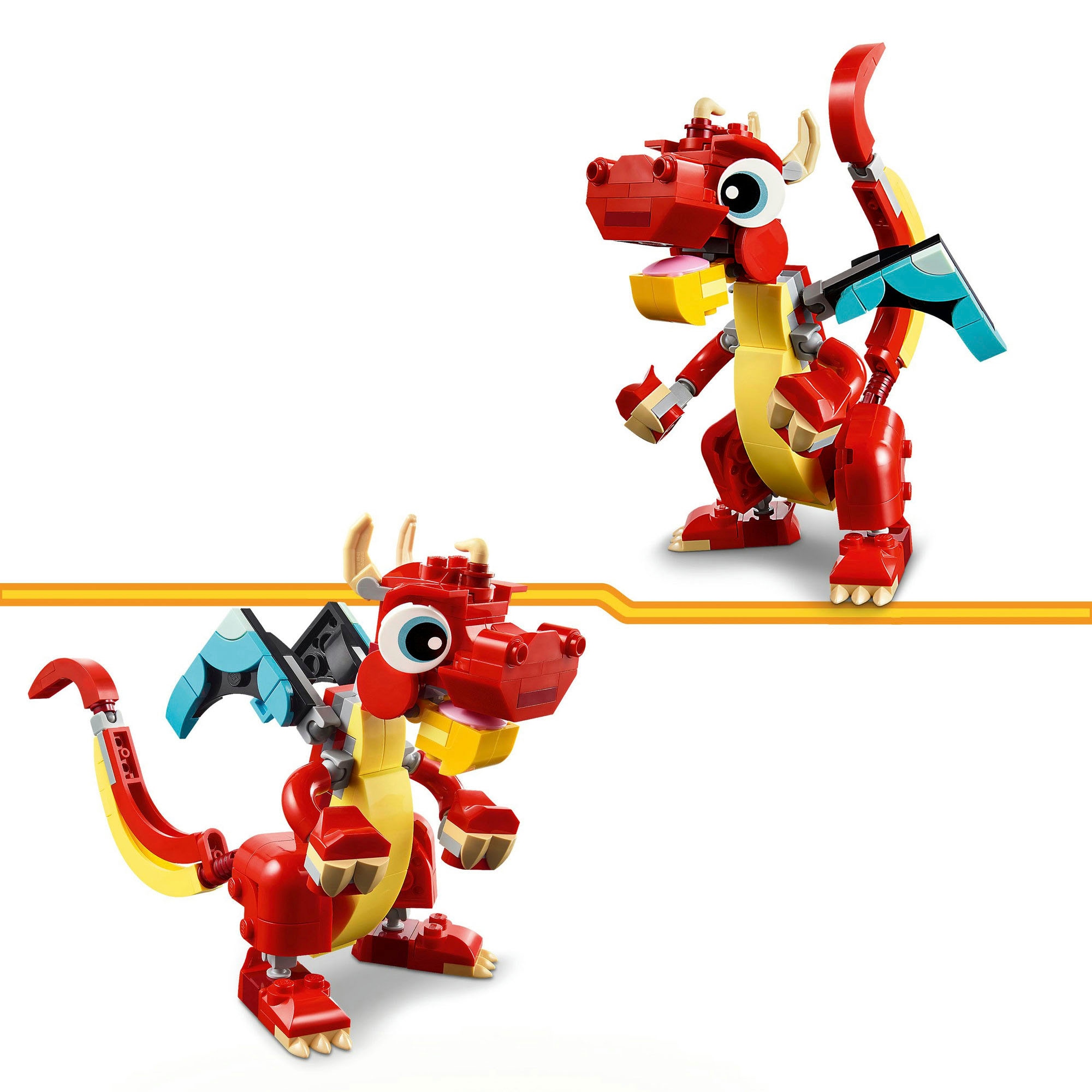 LEGO® Pions de construction »Roter Drache (31145), LEGO Creator 3in1« Made in Europe