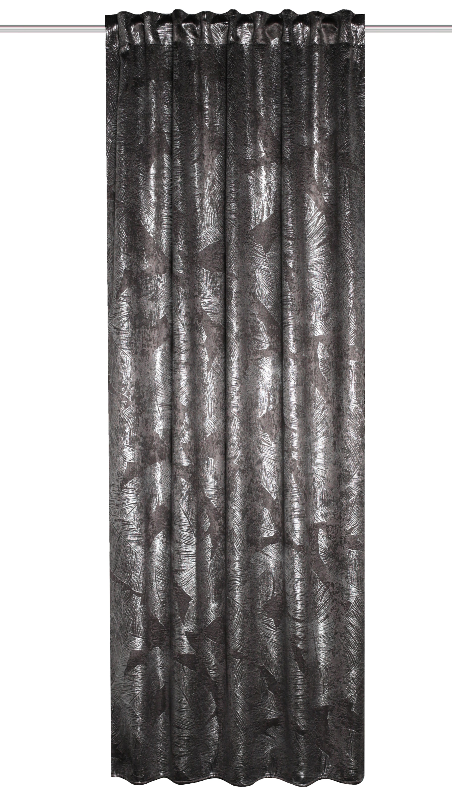 HOME WOHNIDEEN Rideau occultant »CORDELIA« Bande multifonctionnelle 1 cuis tlg. motif plume