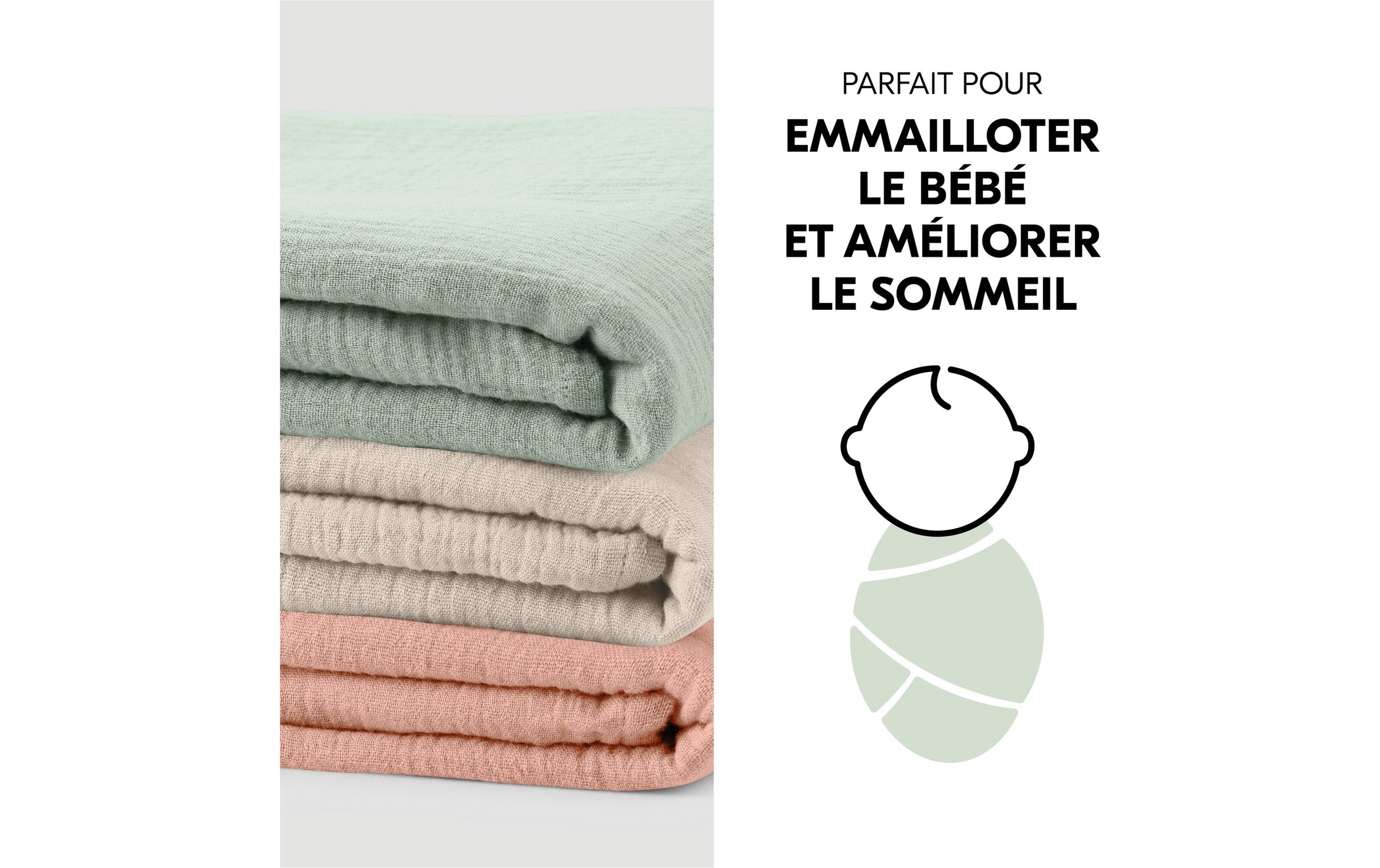 Hauck Schnuffeltuch »Cuddle N Clean 3Set Sage-Beige-Cork« 3 tlg.