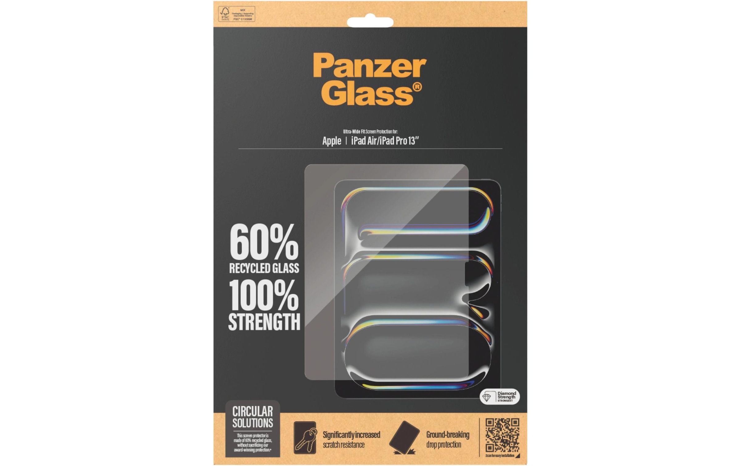 PanzerGlass Schutzfolie »Ultra-Wide Fit iPad Air & iPad Pro 13 -2024«