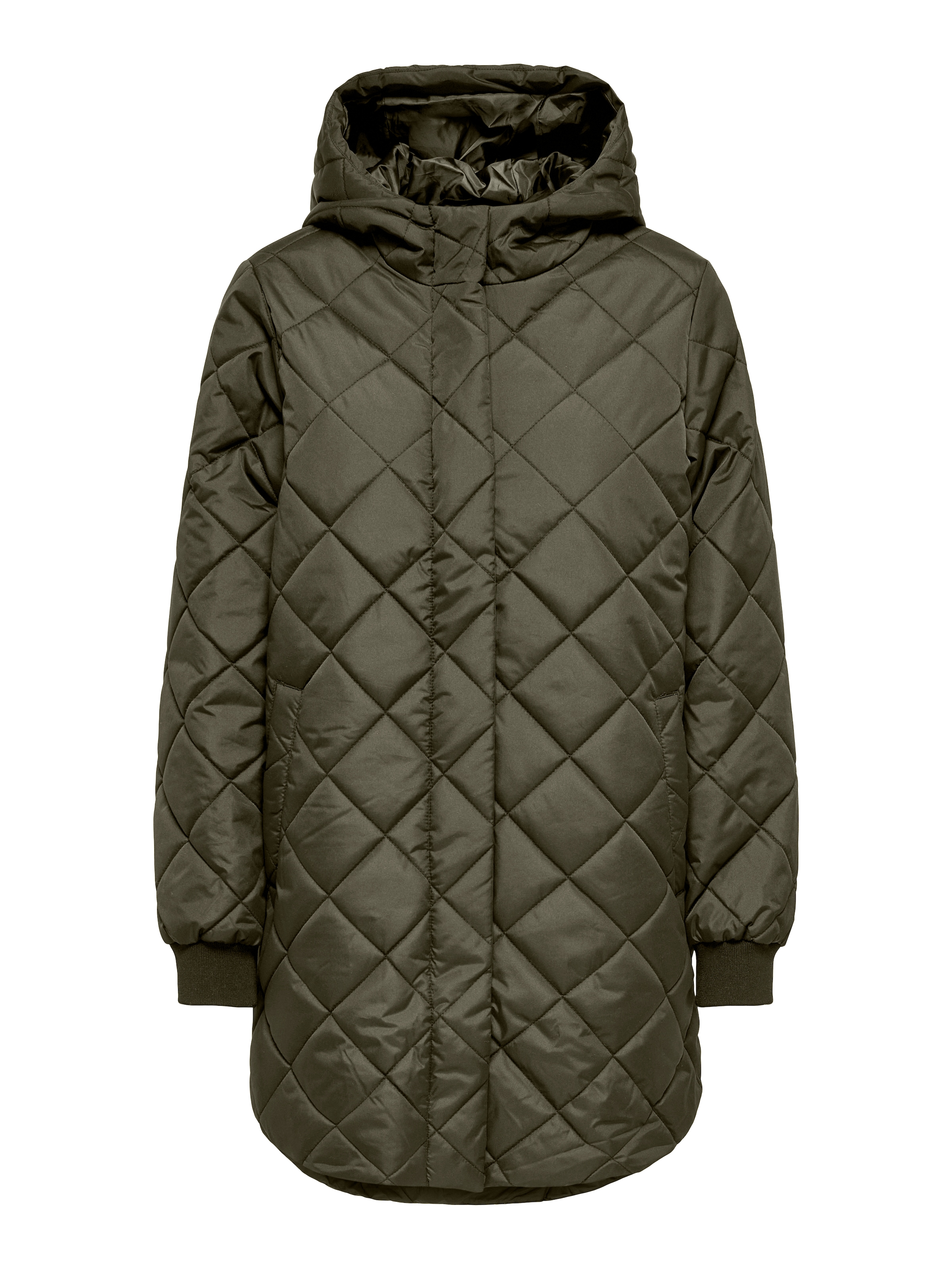 ONLY Steppmantel »ONLJULIET QUILTED HOOD ZIP COAT OTW NOOS« Kunstfaser