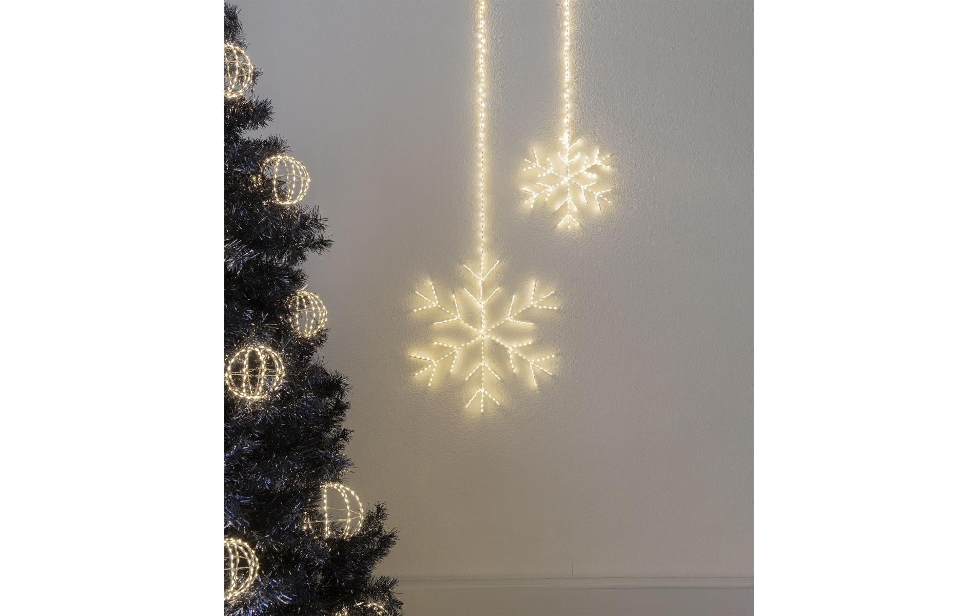 STT LED Dekofigur »Angel Flake Argento« Warmweiss