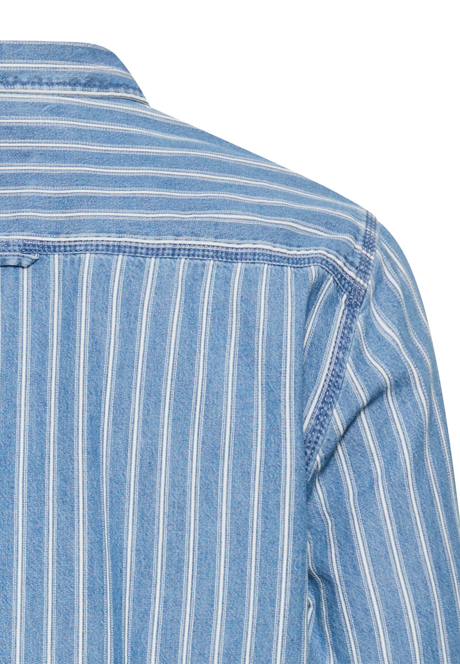 camel active Jeanshemd im Streifen-Design