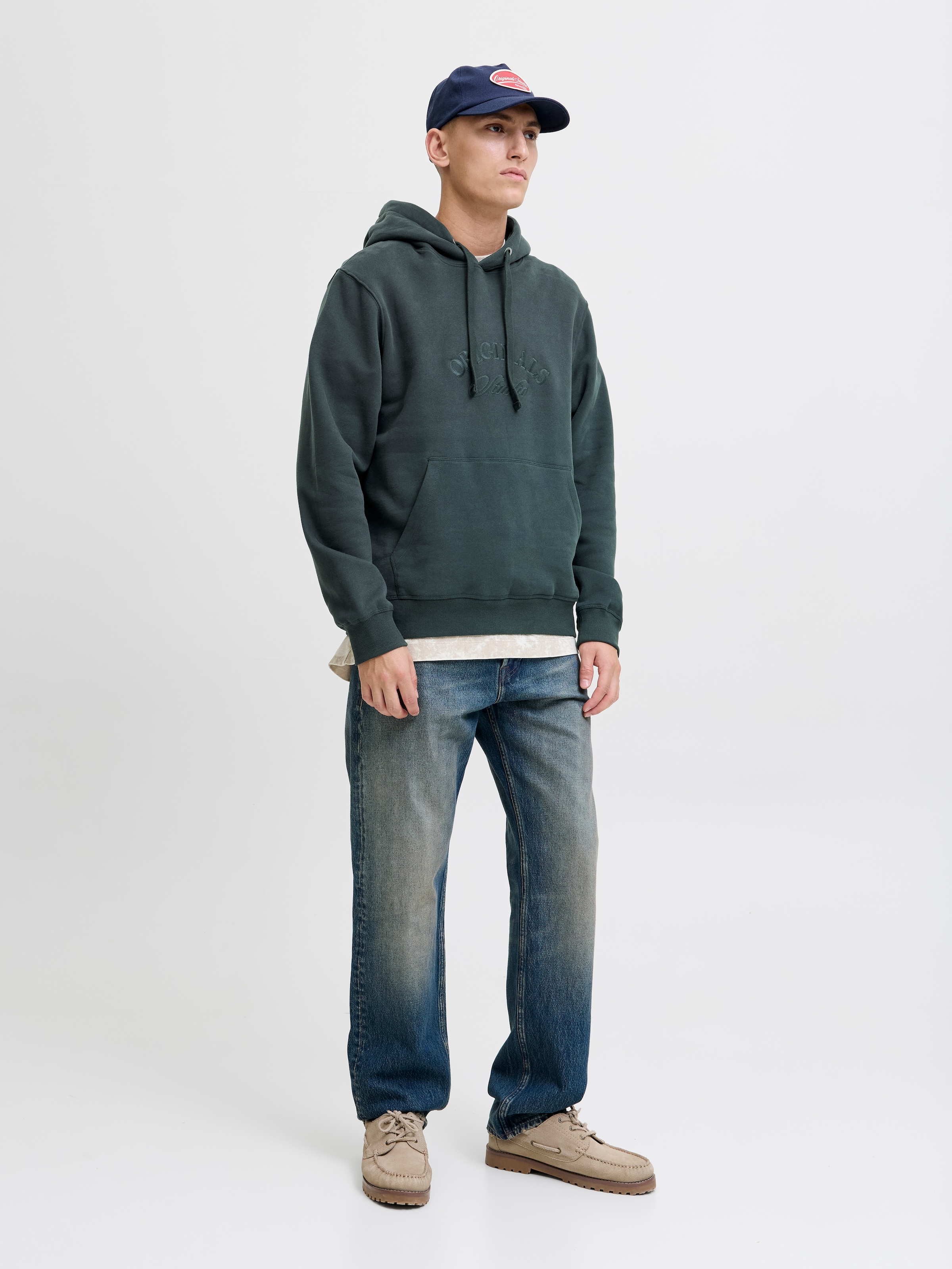 Jack & Jones Sweat à capuche »JORBLEECKER BRANDING SWEAT HOOD BF«
