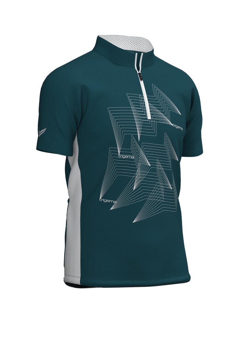 Trigema Polo »TRIGEMA Fahrradjacke mit Spiralförmigen Design« 1