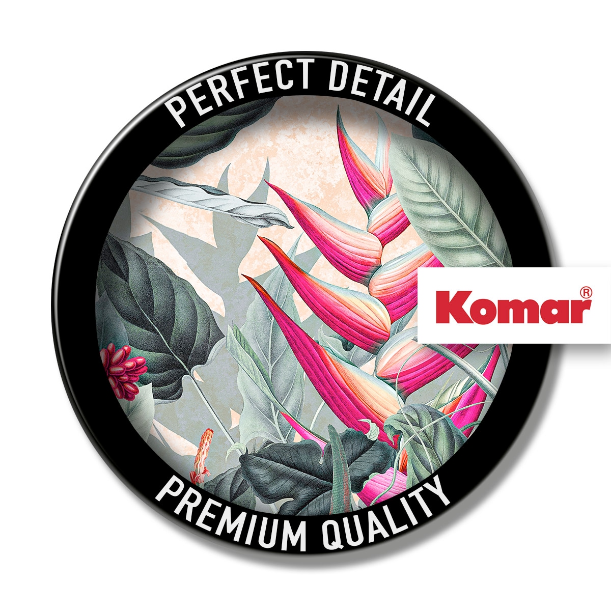 Komar Fototapete »Komar Vlies Fototapete - Soft Jungle - Grösse 350 x 250 cm« bedruckt glatt