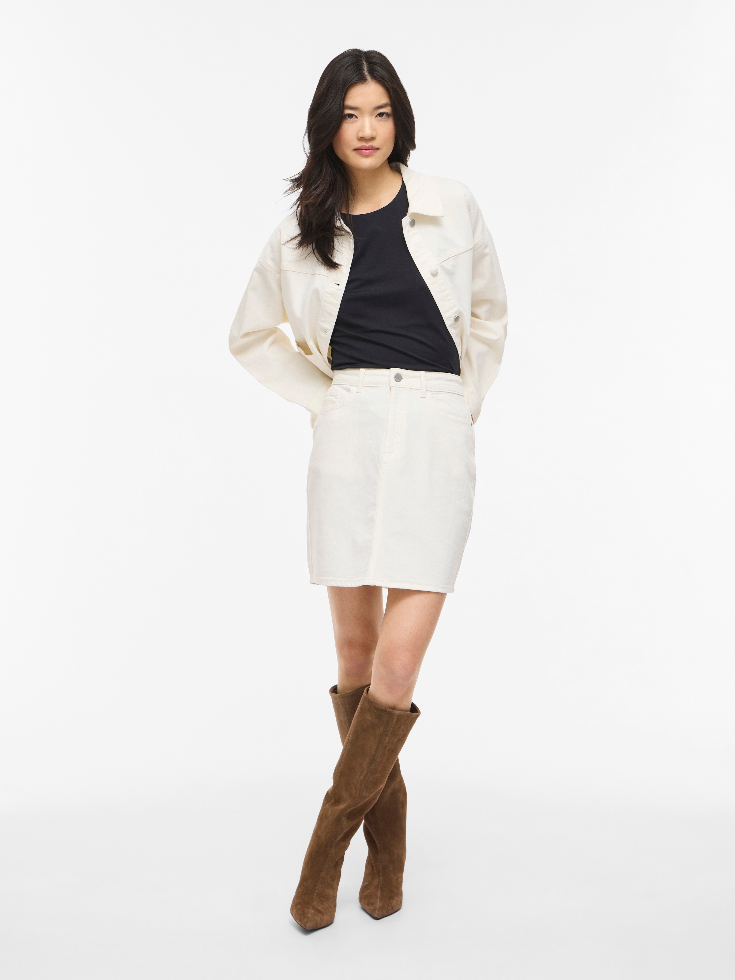 Vila Jupe en jean »VIKAJA JAF LBD  DENIM SKIRT- NOOS«