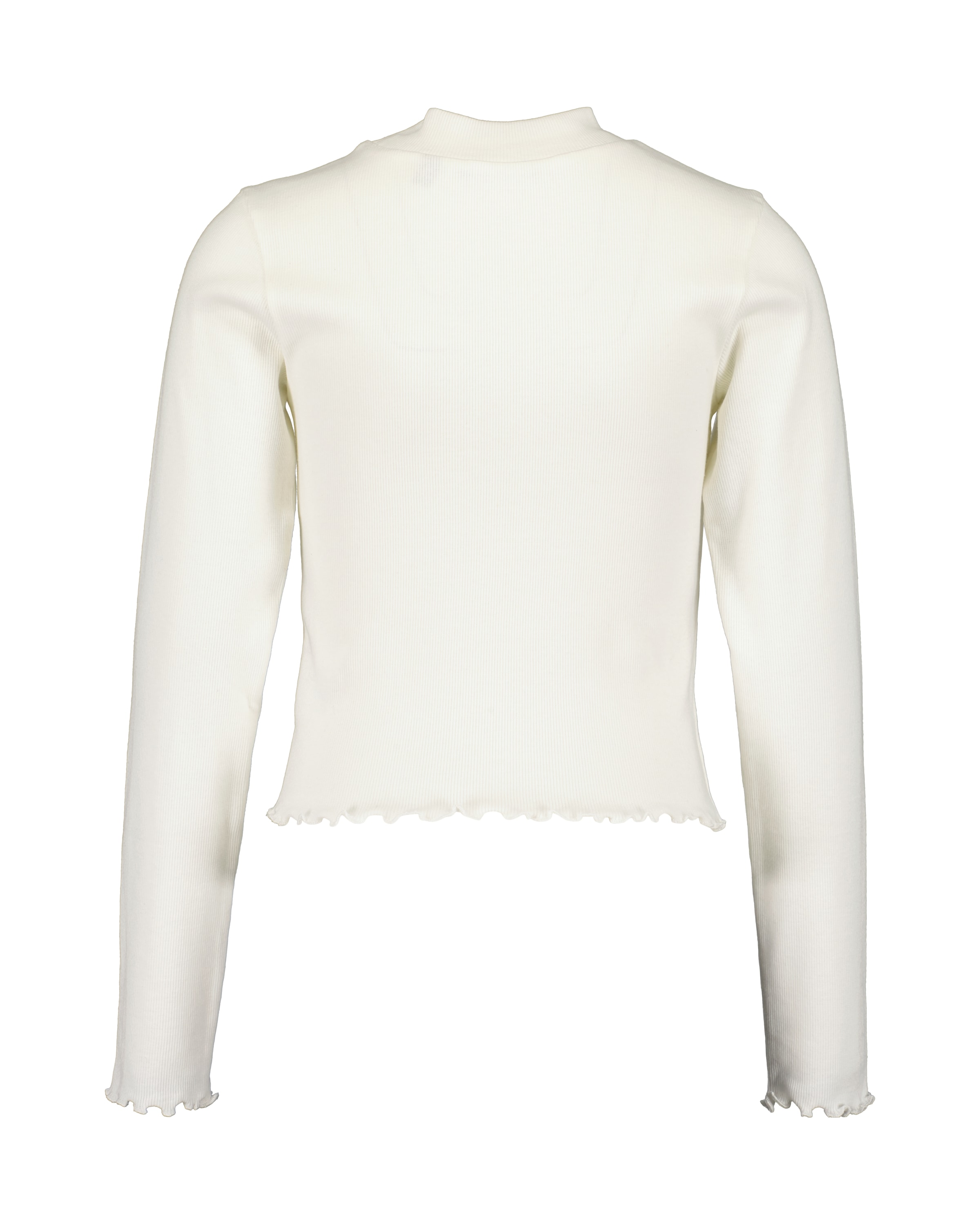 Blue Seven T-shirt à manches longues mit schmalem Stehkragen und tollen Wellenkanten