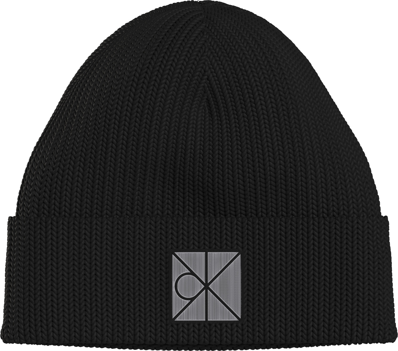 Calvin Klein Bonnet tricoté »EMBLEM BEANIE + AOP SCARF SET« Leicht zu kombinieren