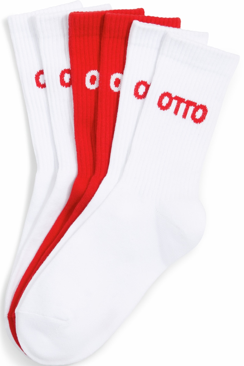 GOODproduct Chaussettes de tennis »OTTO« style sportif, avec broderie, l'original Otto