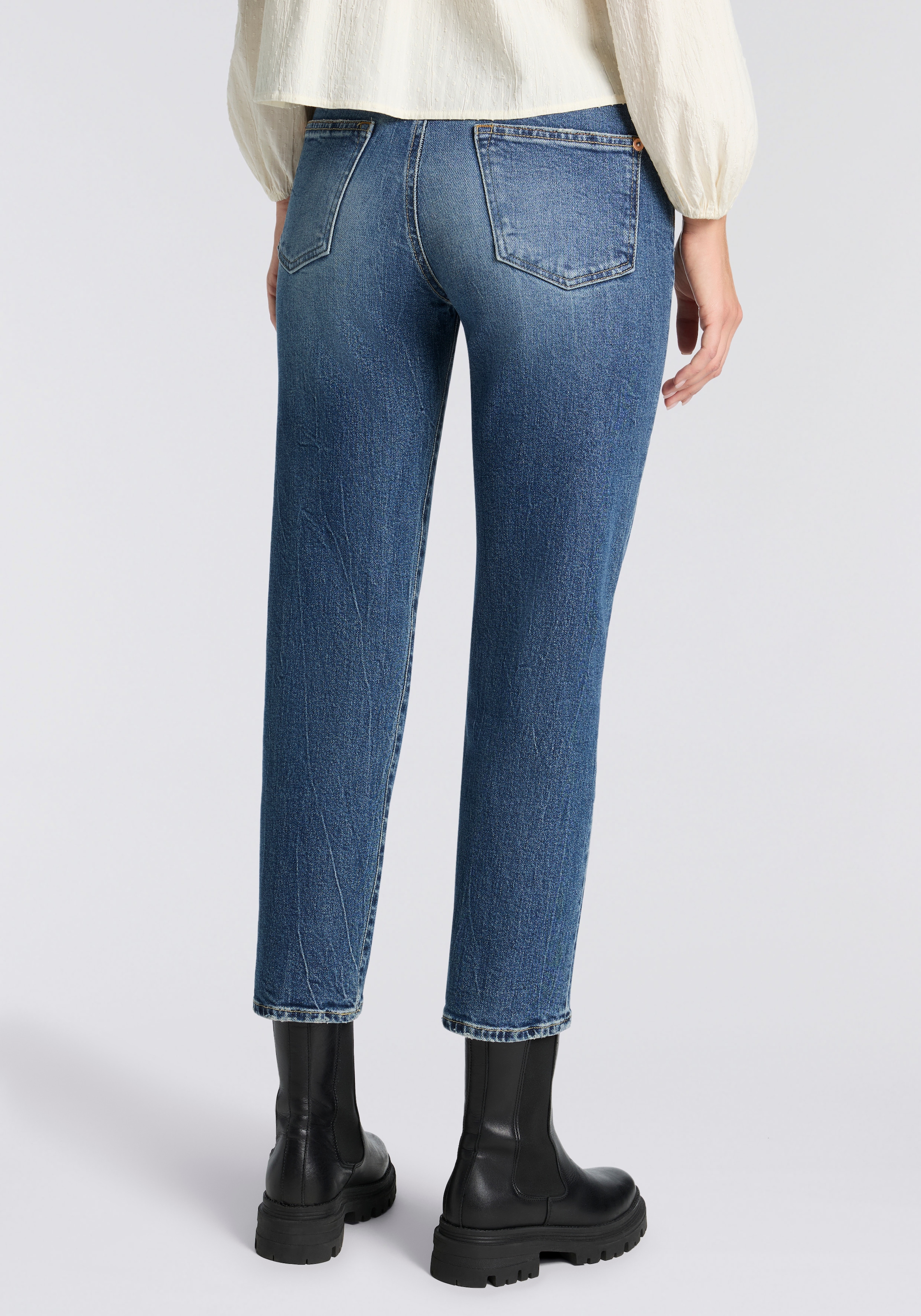 Herrlicher Jeans à 5 poches »Breezy Cropped Denim« Straight Fit