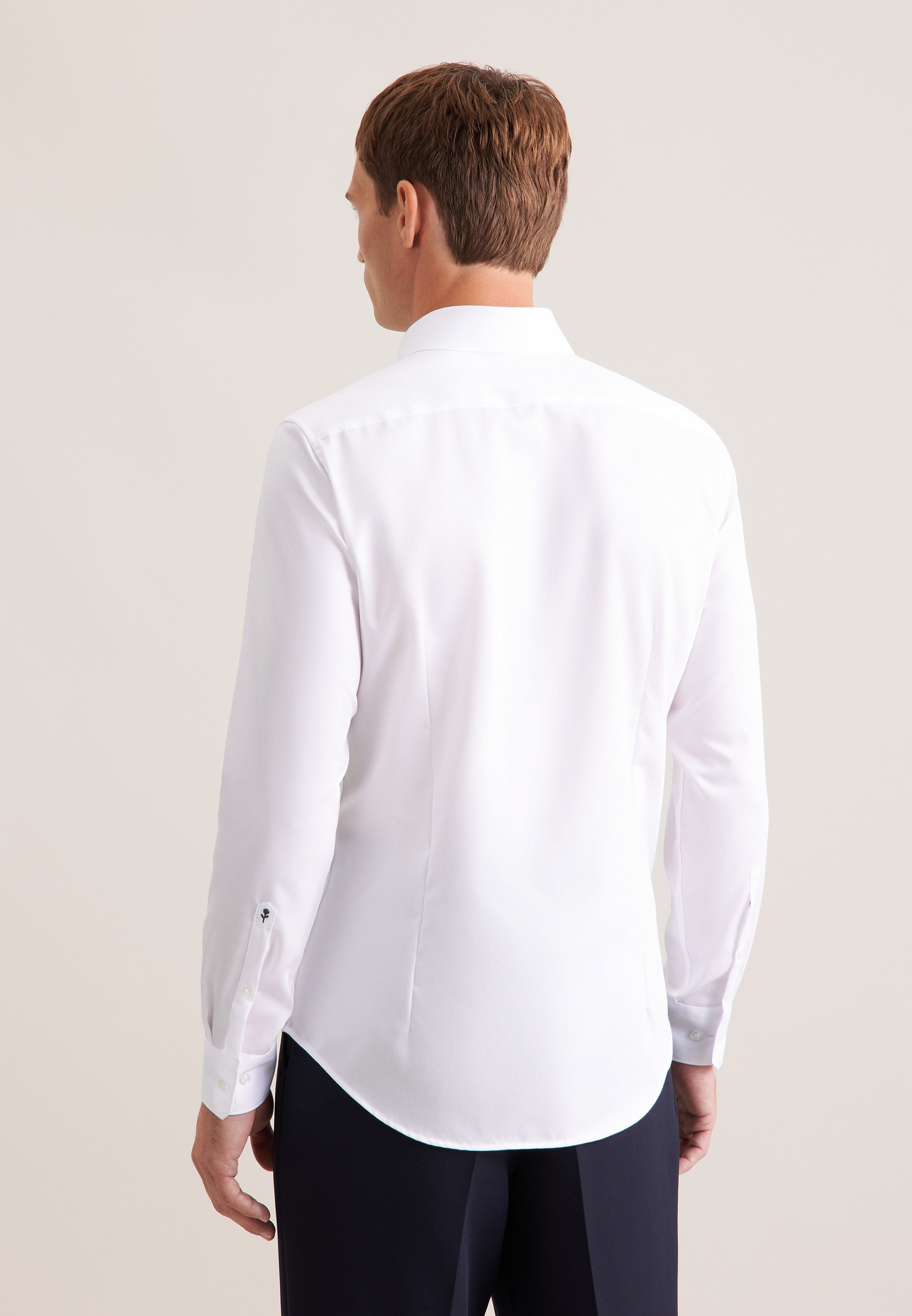 seidensticker Businesshemd »Schwarze Rose« Slim 1/1 Kentkragen Uni