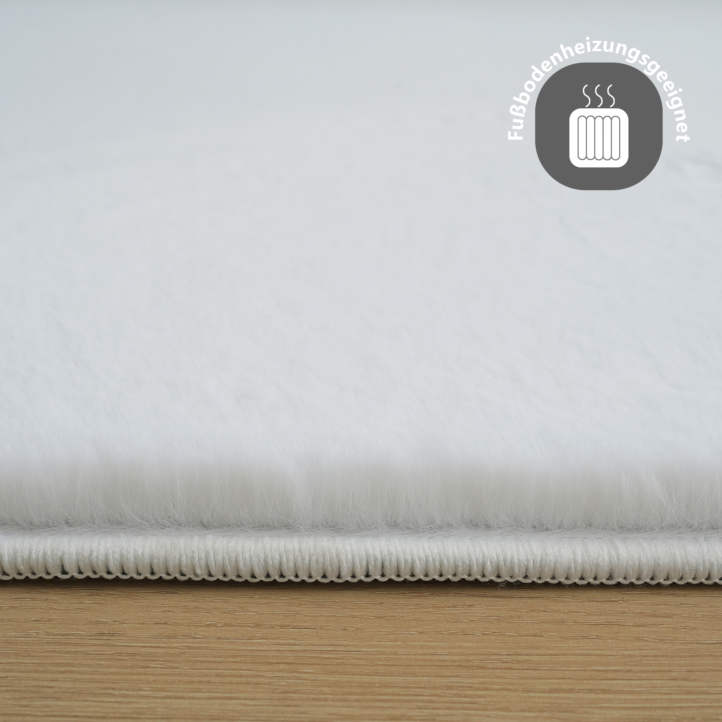 my home Fellteppich »Balu, Kunstfellteppich, Modern, Langflor Teppich« rechteckig 20 mm Höhe Kaninchenfell-Haptik, kuschelig, weich, Wohnzimmer, Schlafzimmer