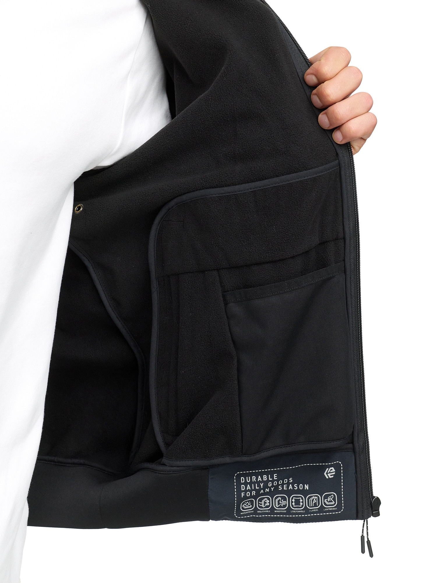 Indicode Softshelljacke »INRoute Jacket« ohne Kapuze