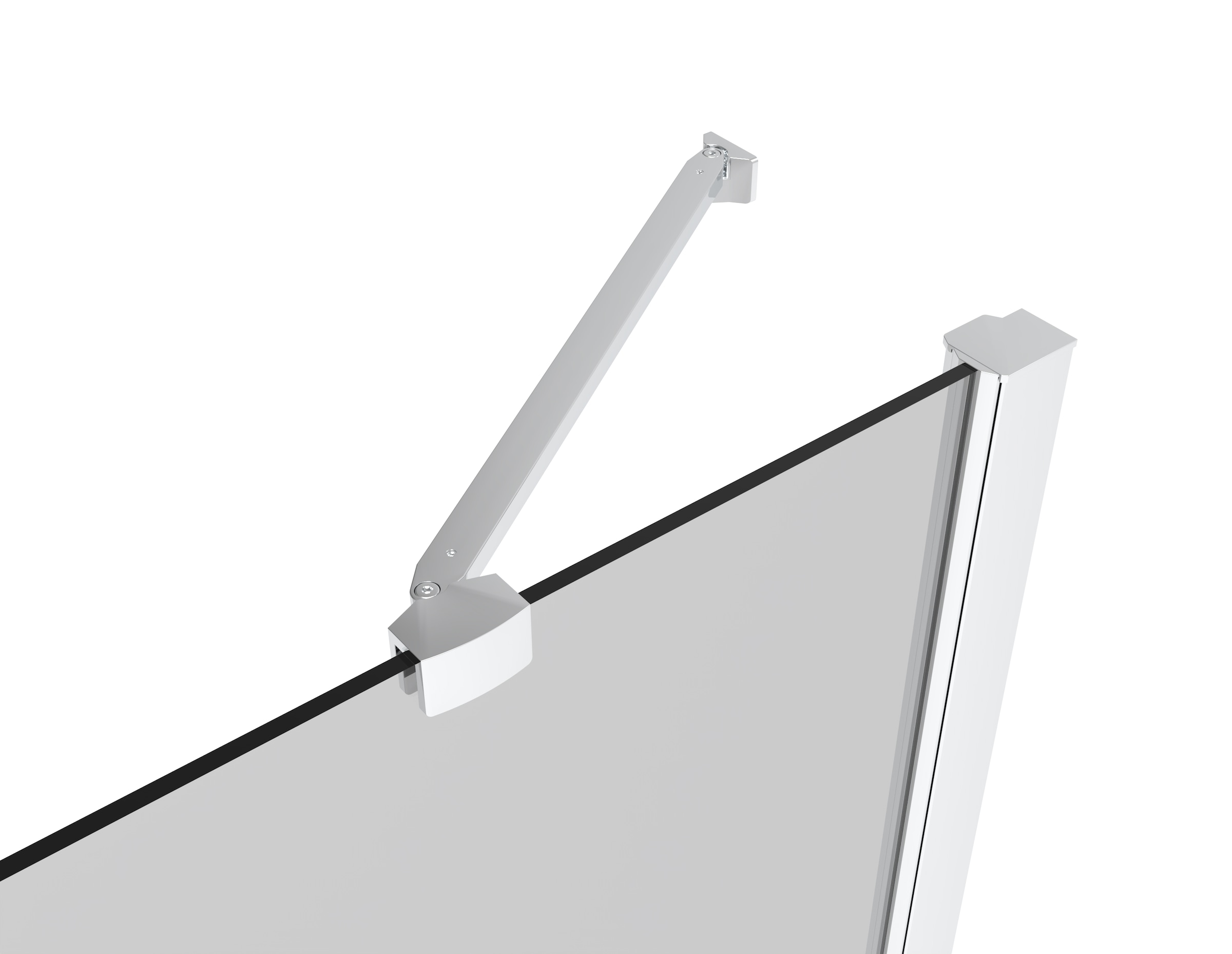 welltime Paroi de douche »Mixwell« 1 des 2 parties pour une solution d’angle,  système modulaire