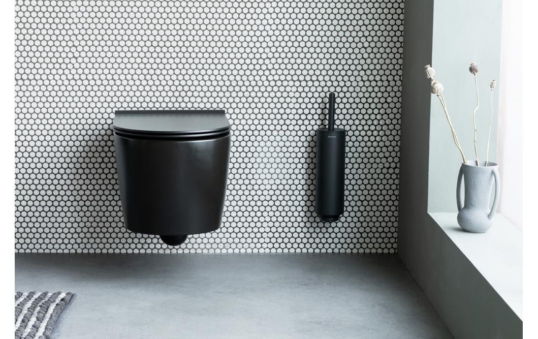 Brabantia WC-Garnitur »Mindset Anthrazit« aus Kunststoff | Silikon