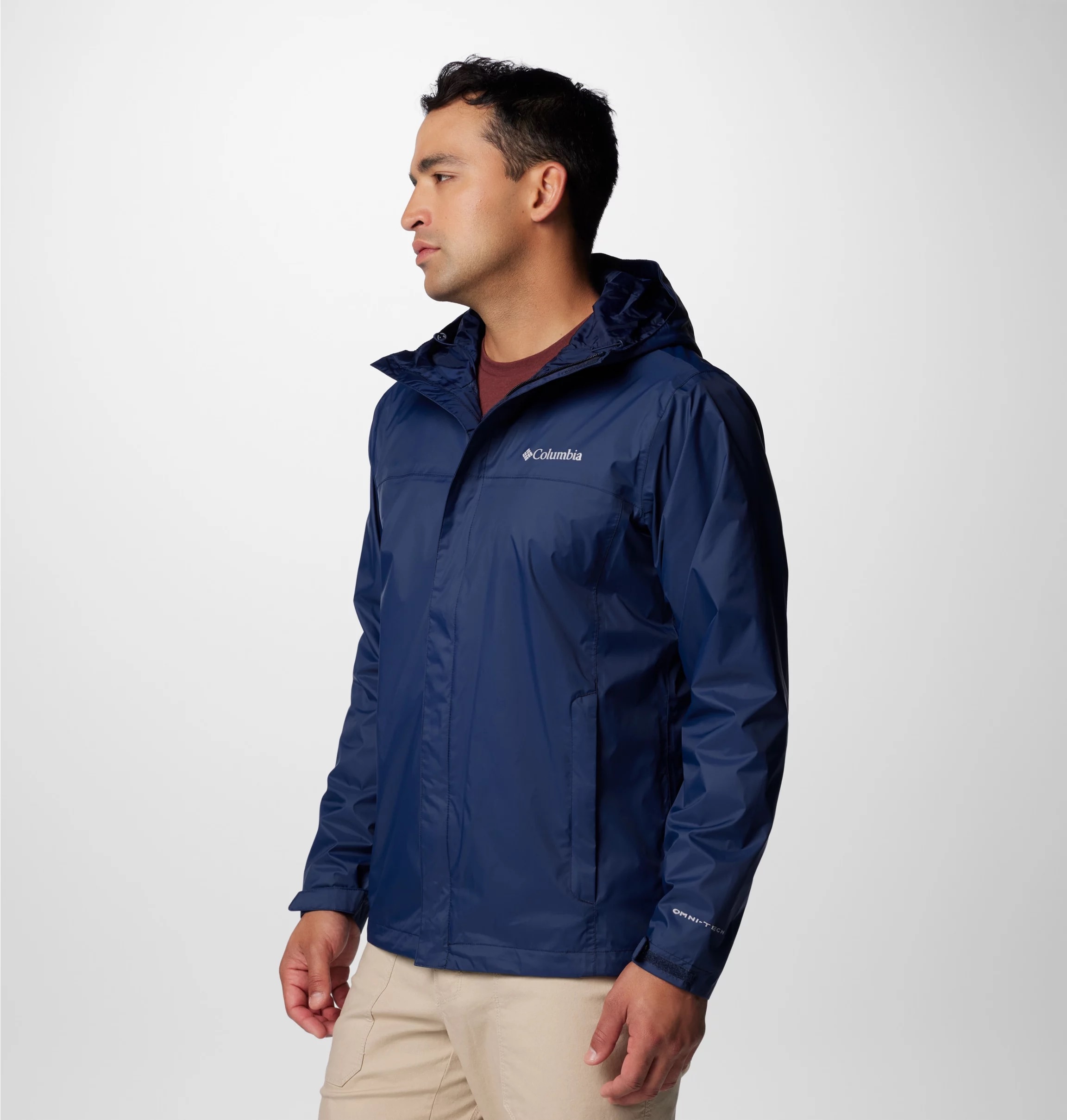 Columbia Regenjacke »WATERTIGHT II JACKET« mit Kapuze mit Reissverschlusstaschen, wasserabweisendes Obermaterial aus Nylon