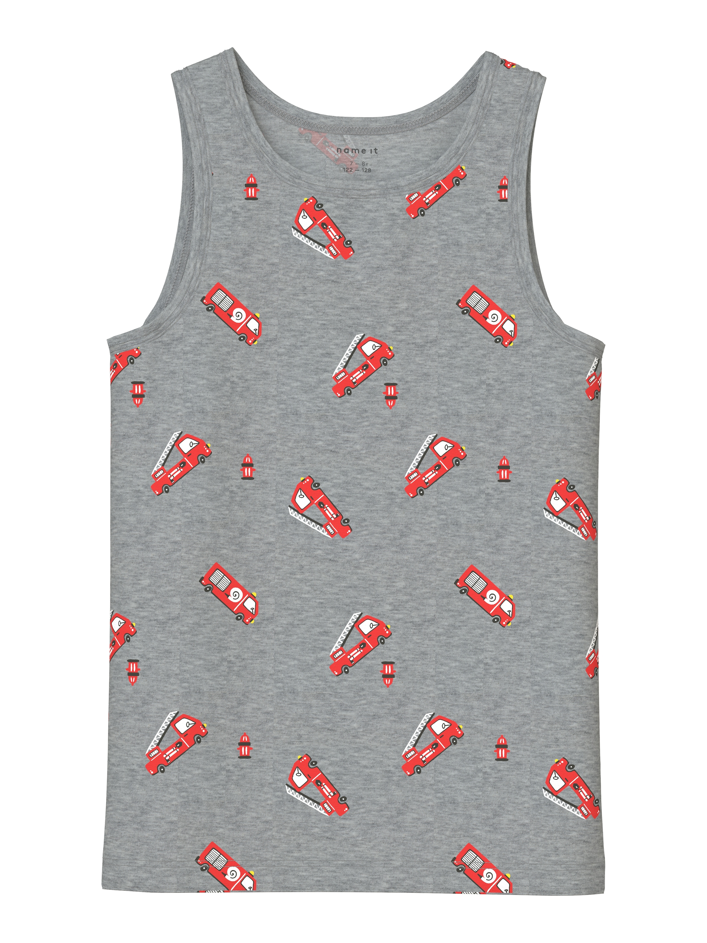 Name It Unterhemd »NMMTANK TOP 2P GREY FIRETRUCK NOOS« Packung, 2 Stk.
