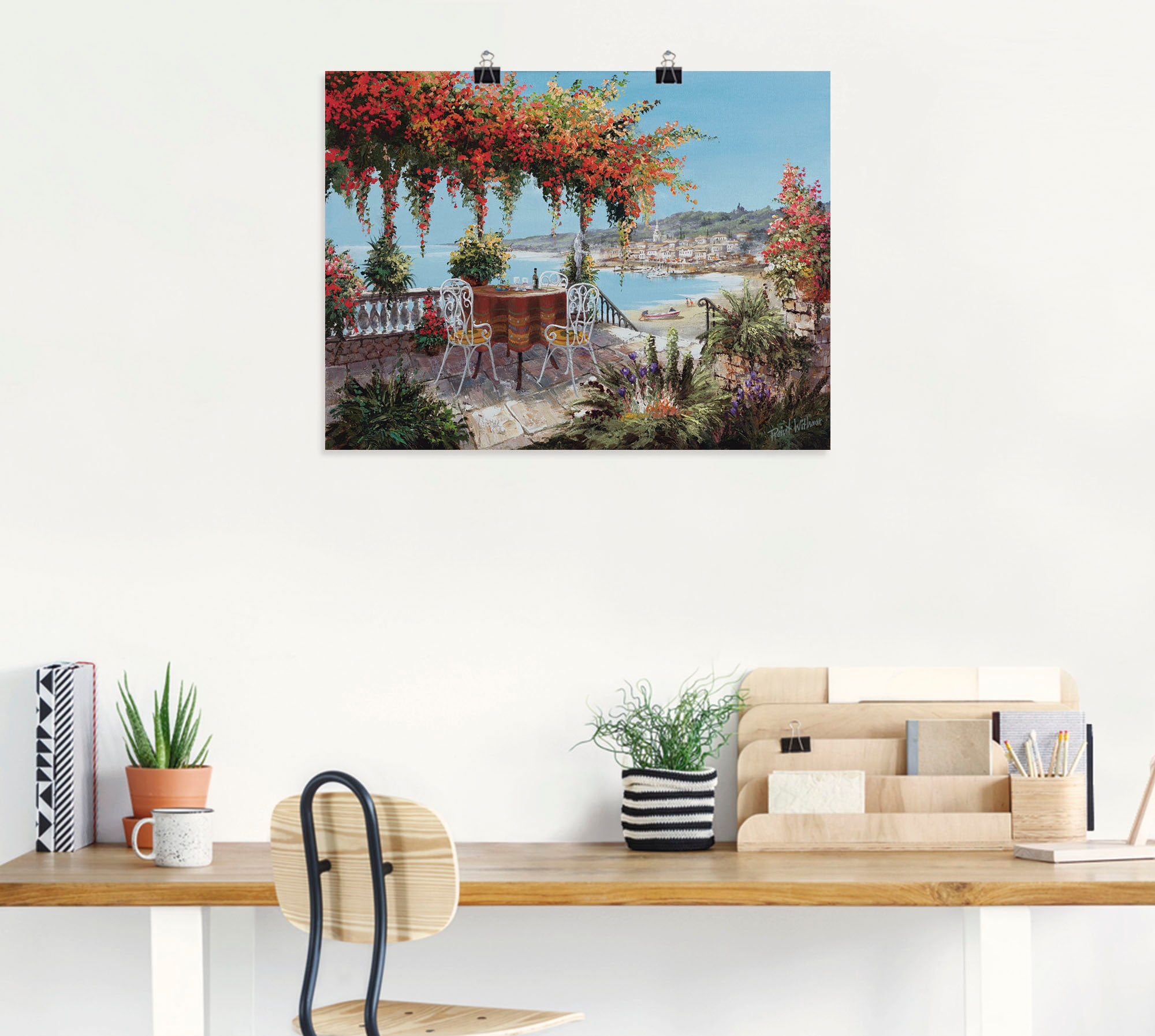 Artland Fresque murale »Macht mein Tag perfekt« 1 cuis tlg. als Leinwandbild, Poster in verschied. Grössen