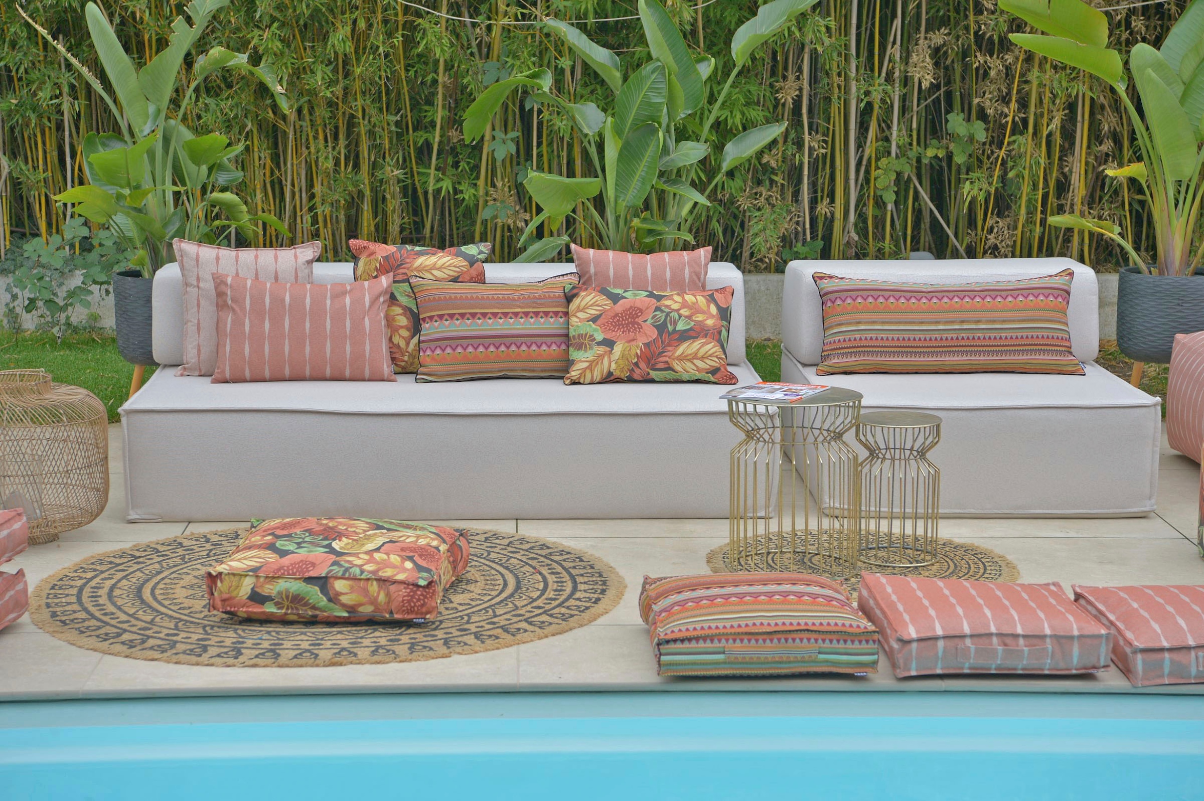 H.O.C.K. Coussin décoratif »Tropical« Kissenhülle mit Füllung, 1 Stück