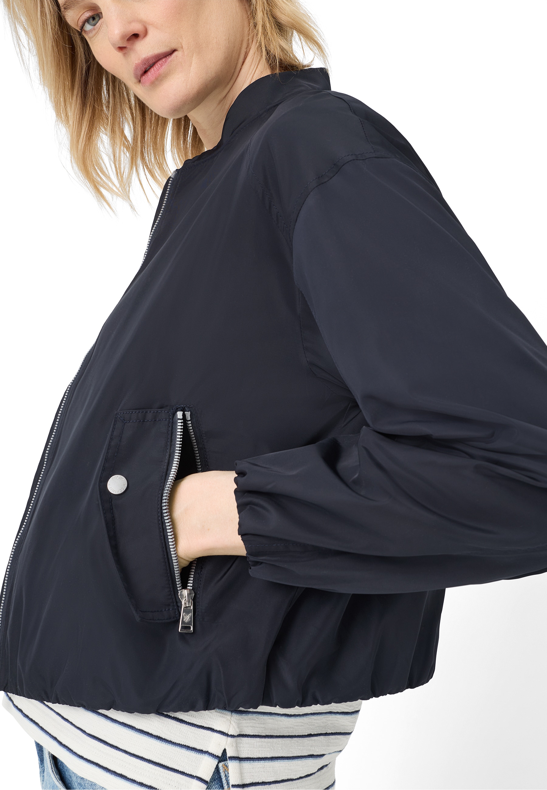 Fuchs Schmitt Blouson Stehkragen, Regular Fit, Rückenfalten