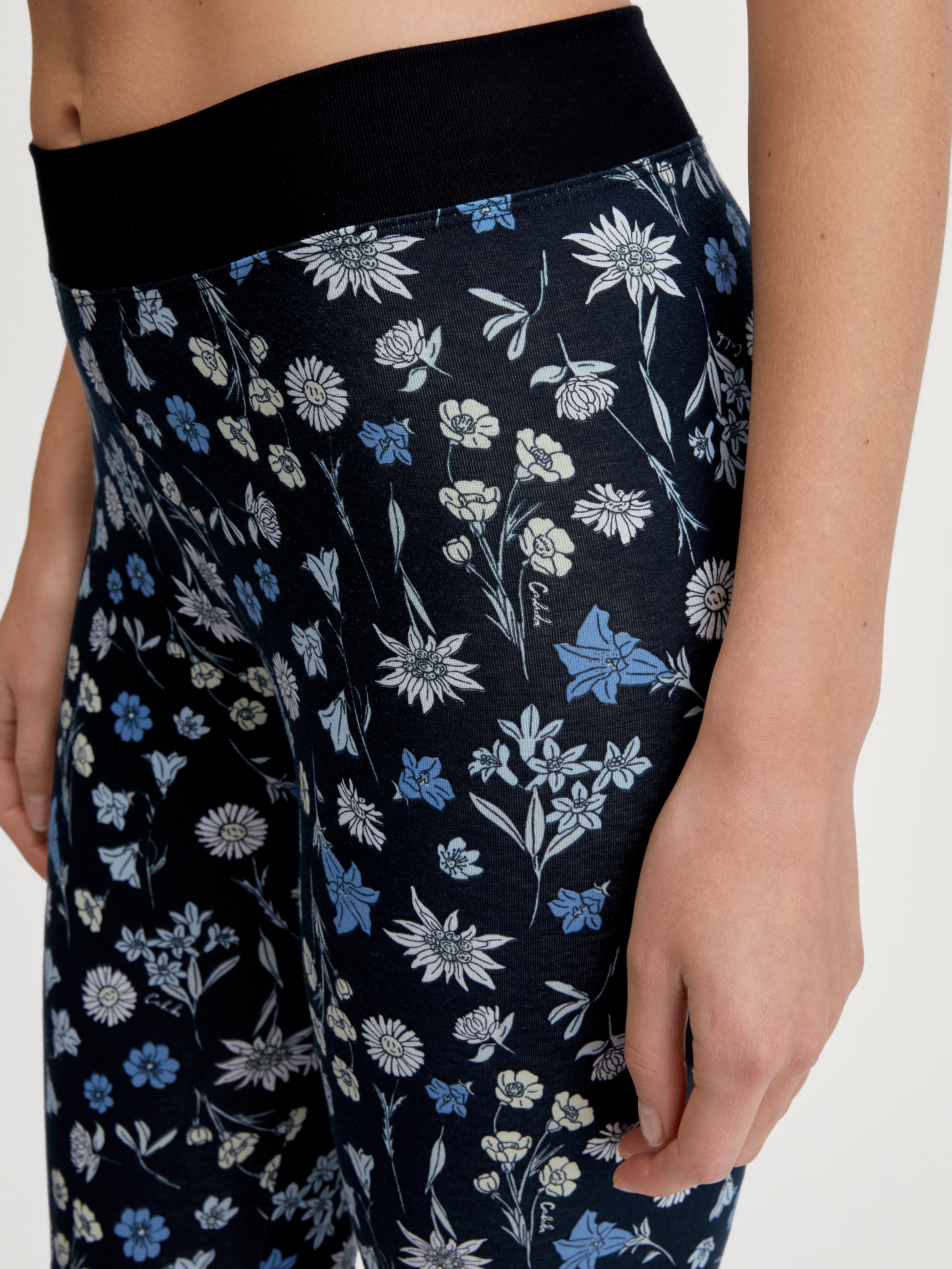 CALIDA Leggings »Elastic Trend«  floraler Print, Baumwollmix, weicher elastischer Bund, bequem