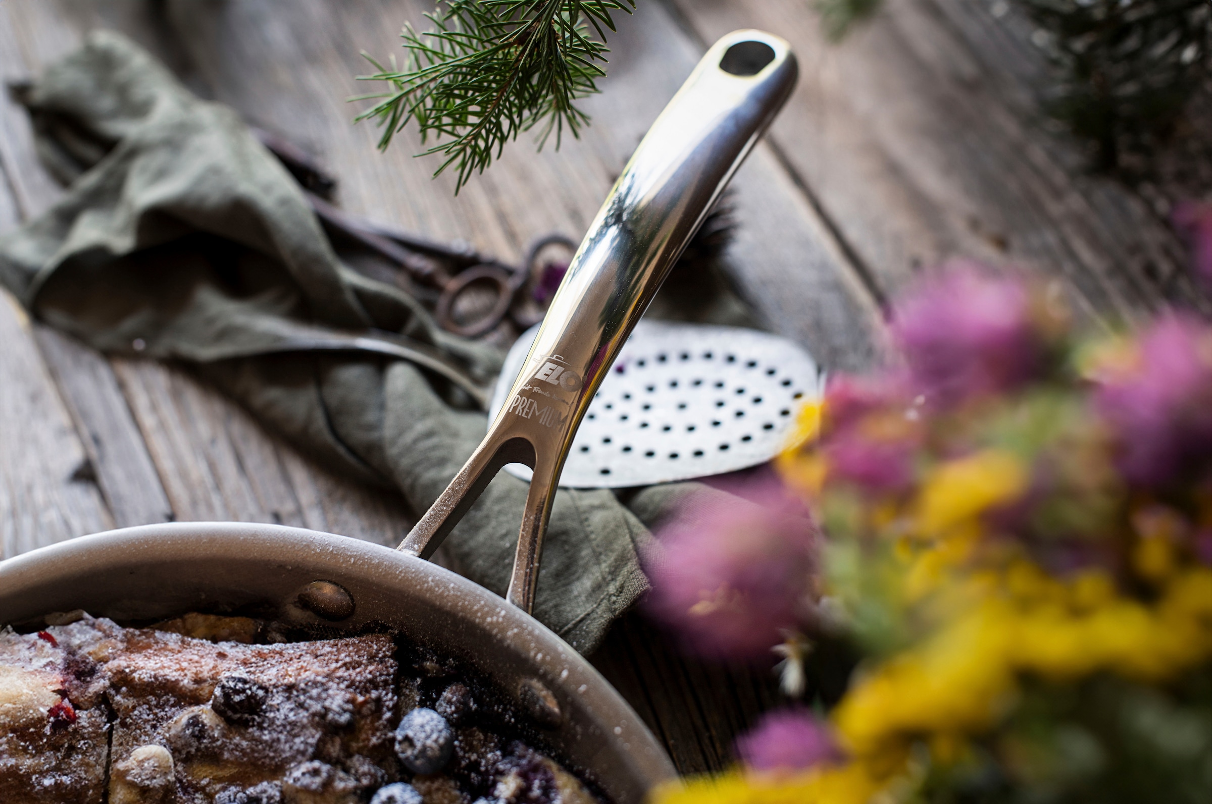 Elo Premium Poêle à frire »Relief Evolution« Edelstahl 18/10 1 pièces tlg. Induktion