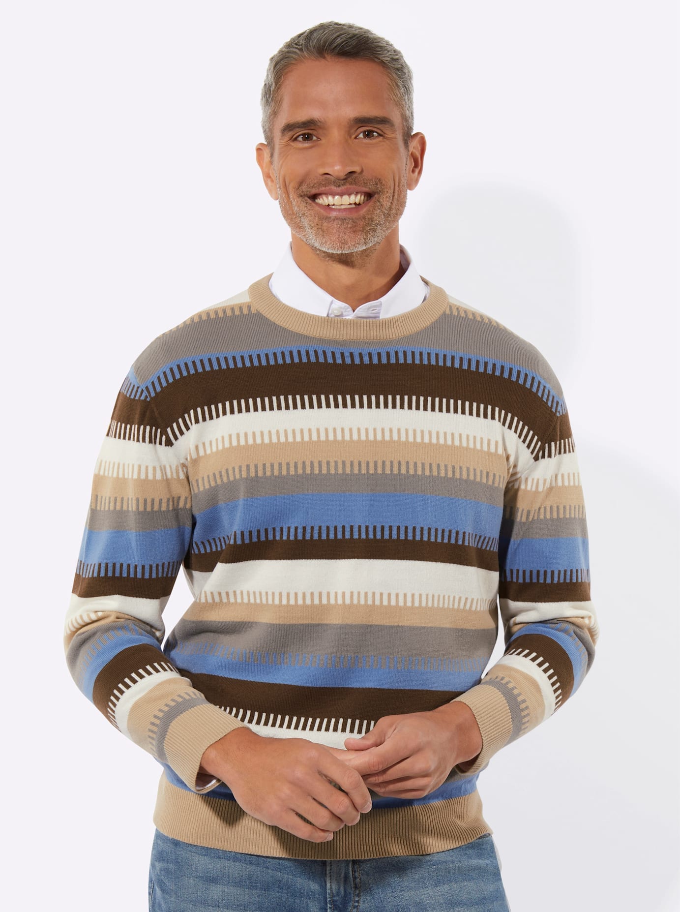 Classic Pull à col rond »Rundhals-Pullover«